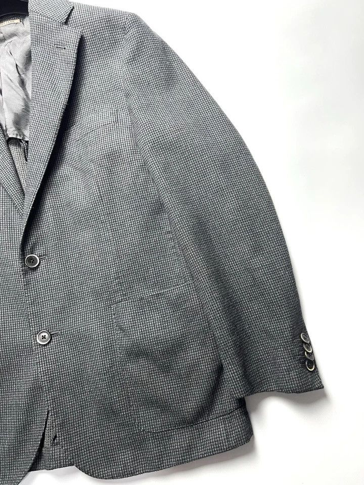 Corneliani Corneliani ID Tweed Blazer Dark Gray Slim Fit – Size 52R Size 52L - 7 Thumbnail