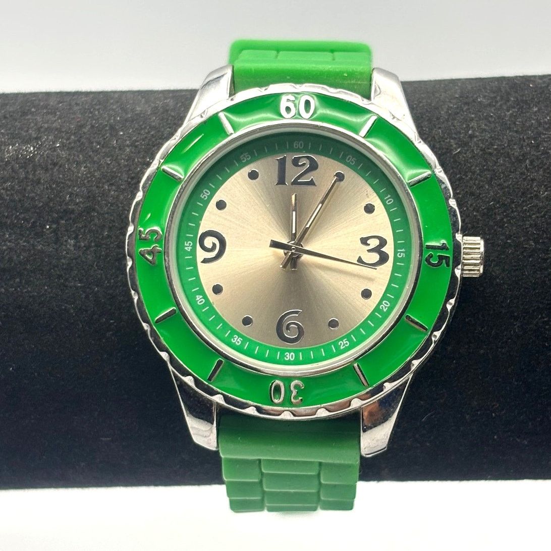 Other Silver & Green Men's Watch Size ONE SIZE - 2 Thumbnail