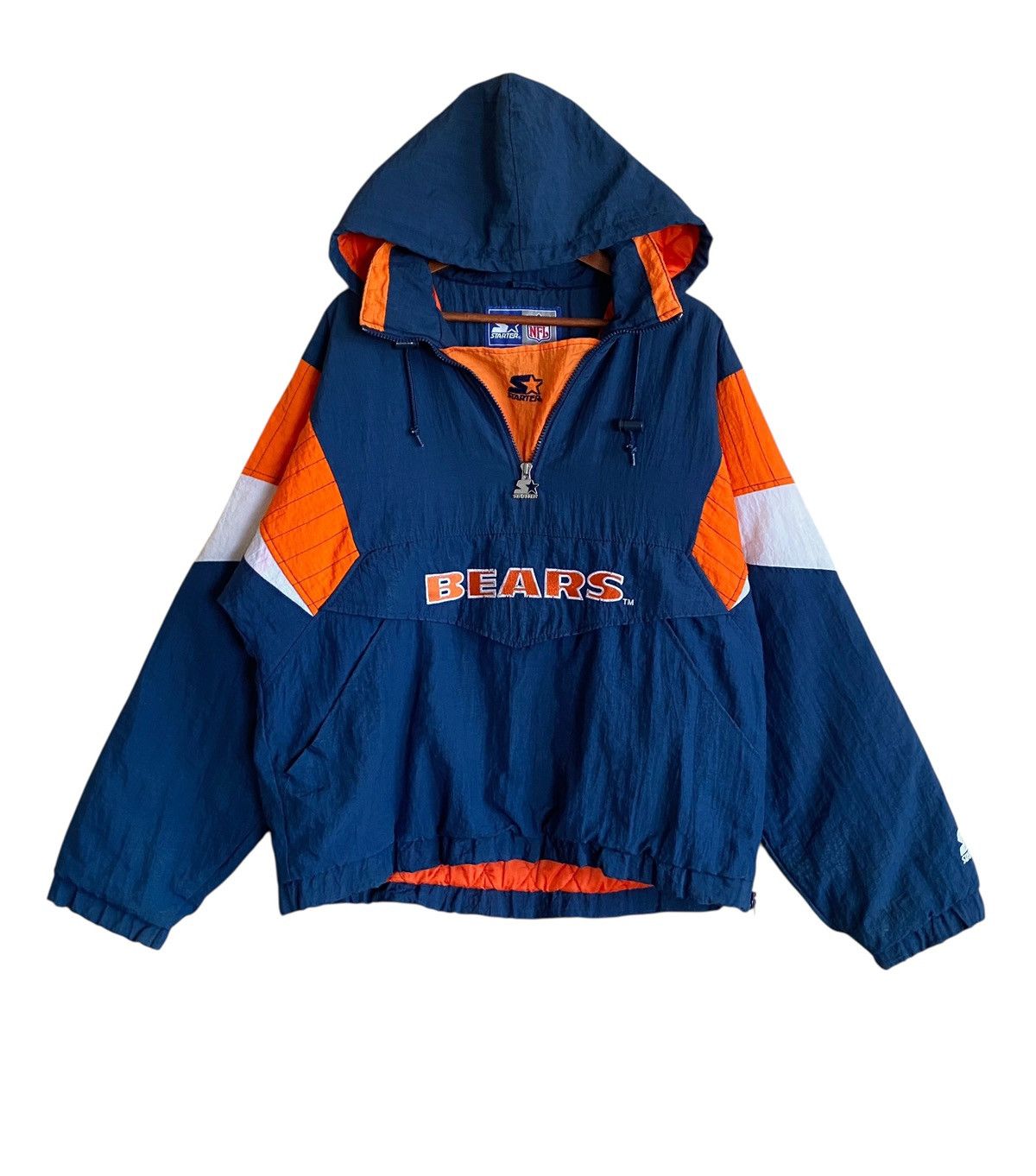NFL Very Rare Vintage Brand Starter NFL Bears Team Jacket 1990s Size US XL / EU 56 / 4 - 1 Thumbnail