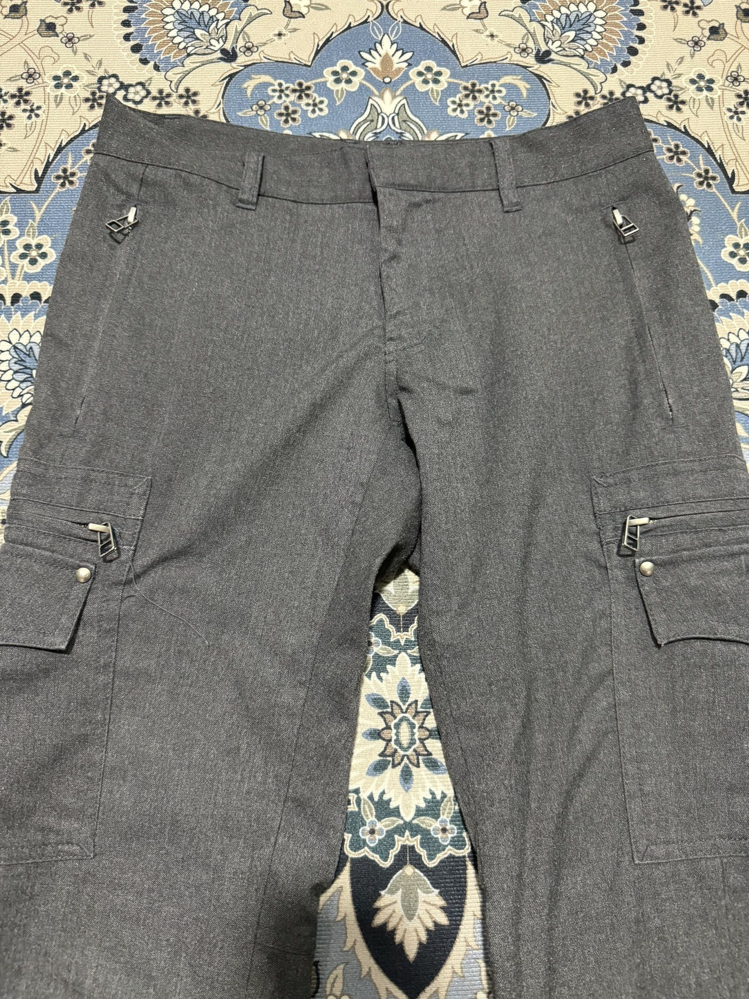 5351 POUR LES HOMMES × Beauty Beast × Issey Miyake 5351 Pour Les Hommes 6 pocket Cargo Pants Tactical Kapital Size US 29 - 3 Thumbnail