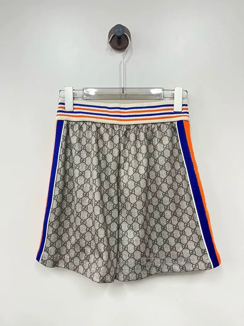 Gucci Gucci SizeXS Embroidered Shiba Inu full logo shorts Size US 27 - 2 Thumbnail