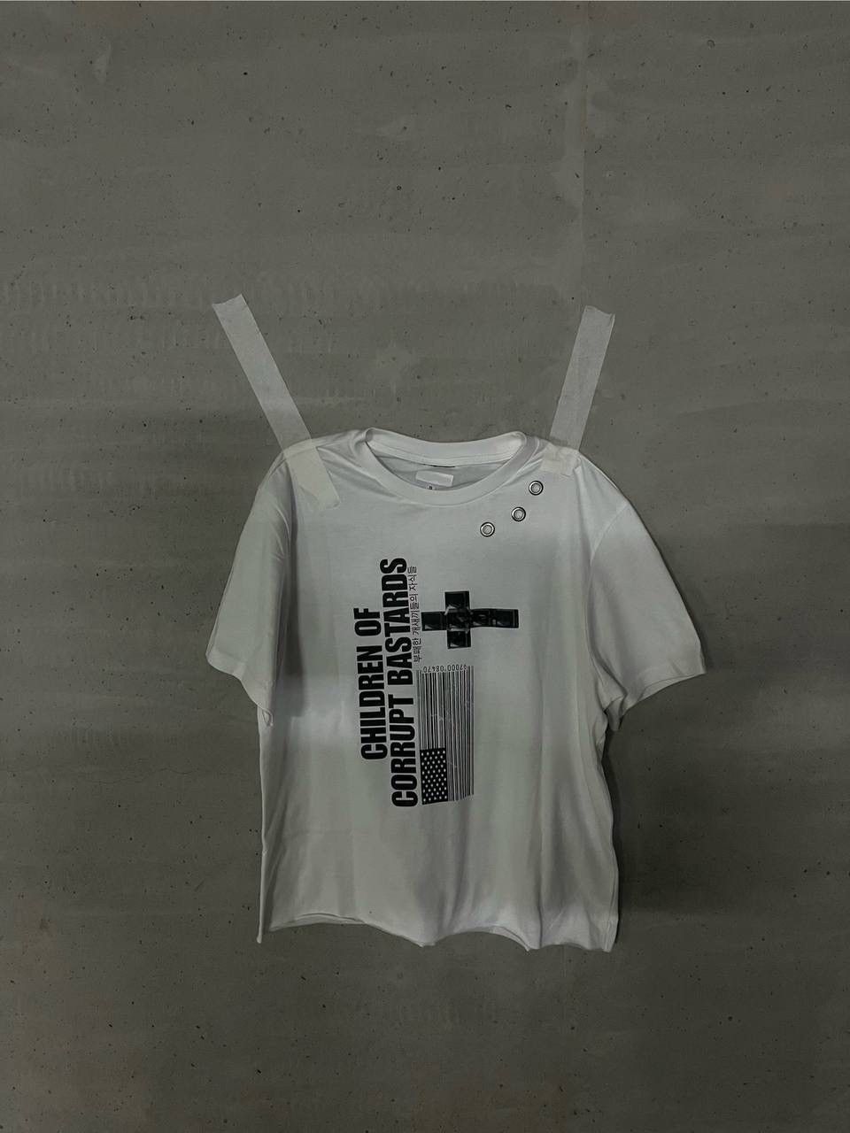Japanese Brand white t-shirt y2k archive rick owens streetwe Size US L / EU 52-54 / 3 - 1 Thumbnail