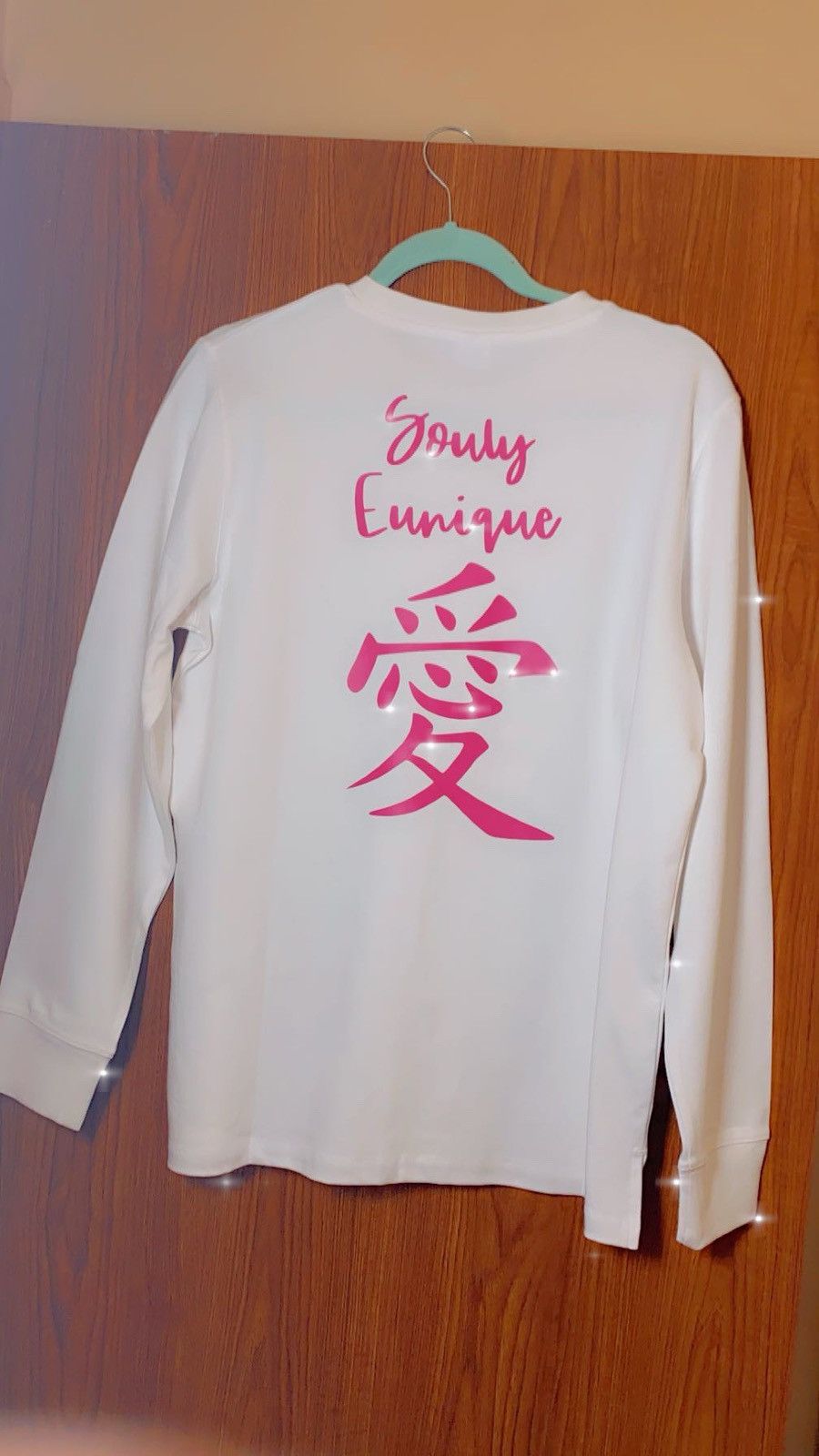 Vintage Souly Eunique Women’s Small White n Pink T-Shirt Size S / US 4 / IT 40 - 2 Thumbnail