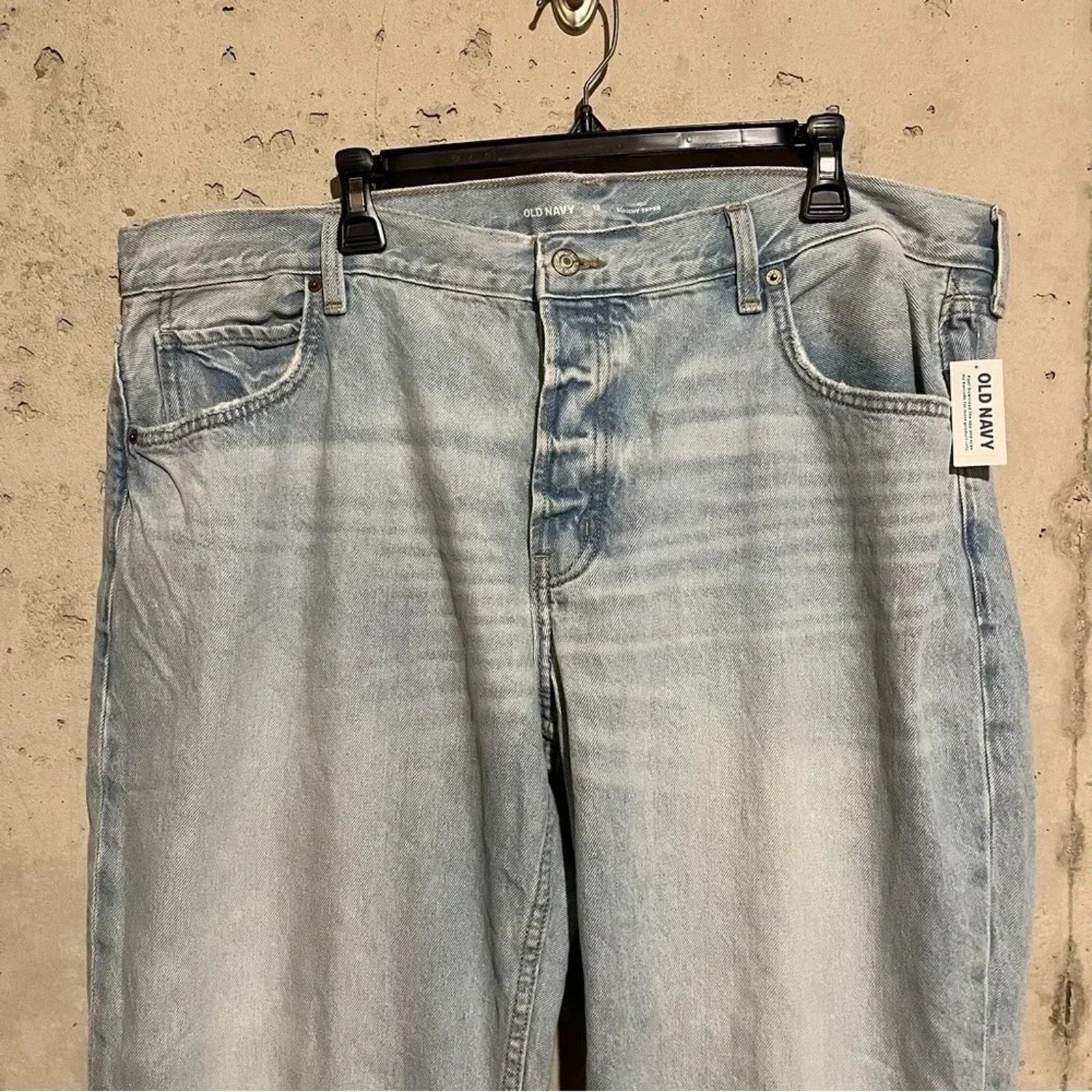 Old Navy Women's NWT Old Navy High-Rise Slouchy Raw Hem Ankle Size 18 Size 40" / US 18 - 2 Thumbnail