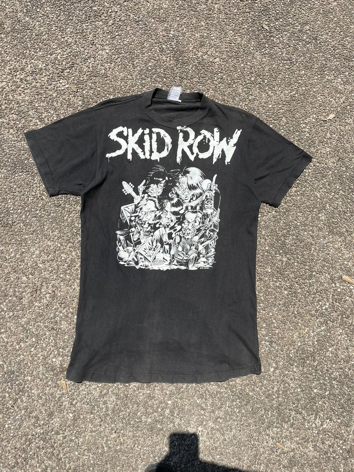 image of Band Tees x Tour Tee Vintage 90's Skid Row Japan Tour Tshirt in Black, Men's (Size Large)