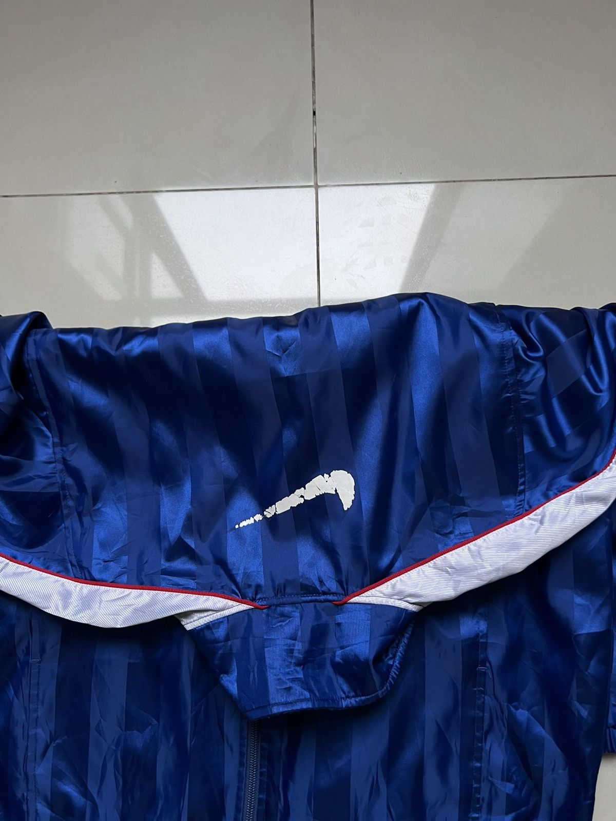 Nike × Vintage 90’s NIKE RARE Y2K MULTI SWOOSH TRACK JACKET Size US M / EU 48-50 / 2 - 7 Thumbnail