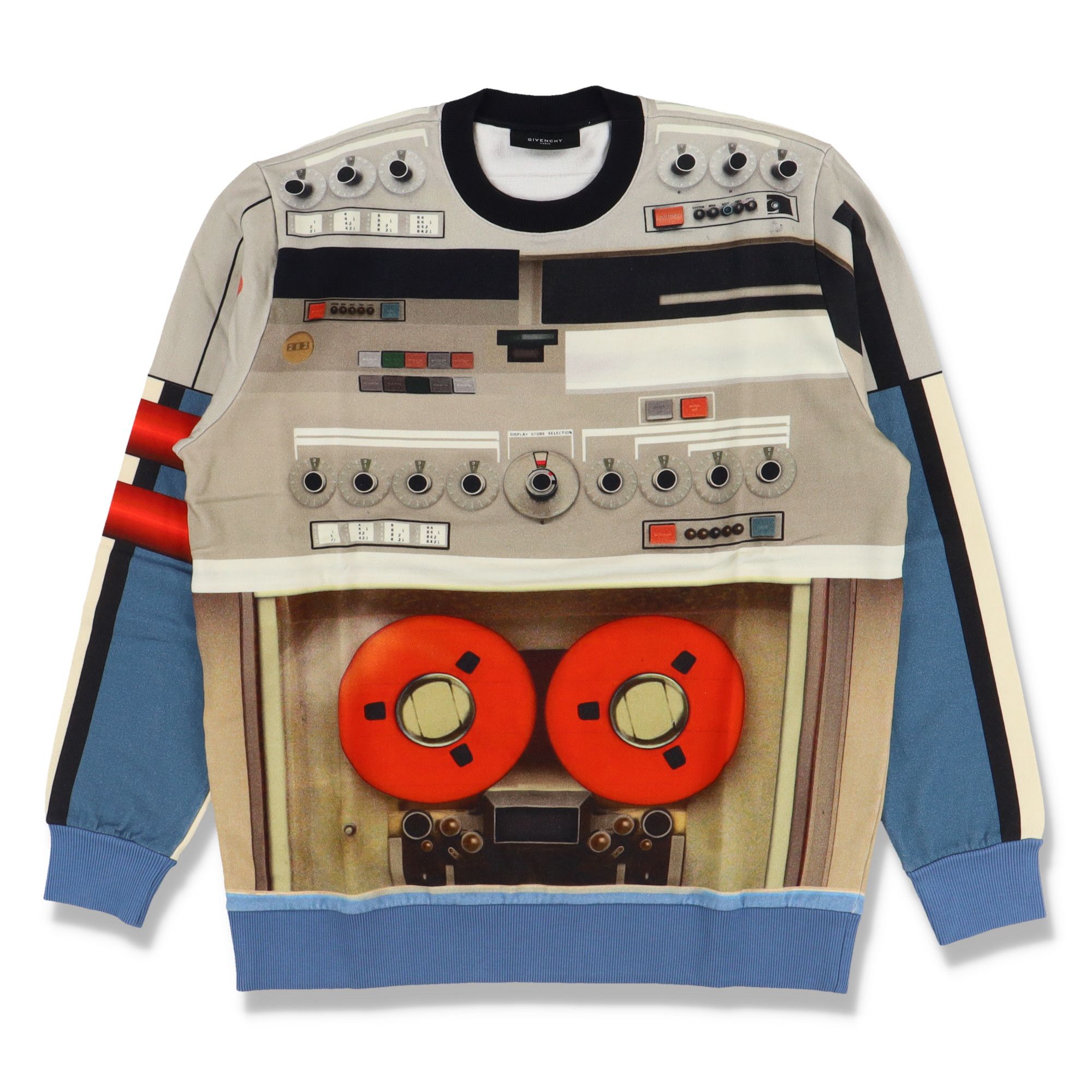 Givenchy Robot Tape Deck Print Oversized Sweatshirt Size US XS / EU 42 / 0 - 1 Thumbnail
