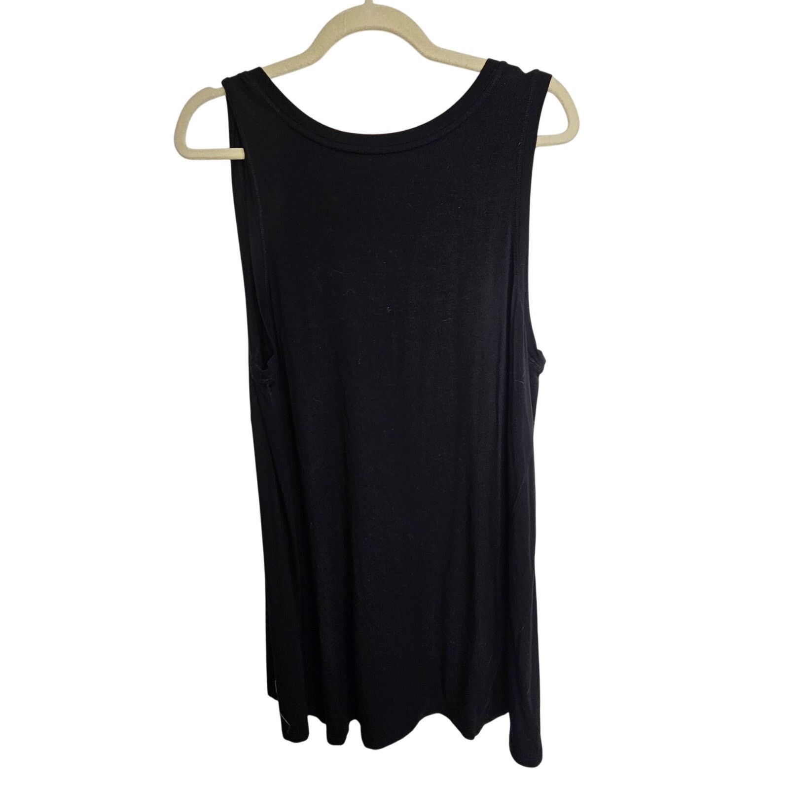 Soft Surroundings Soft Surroundings Black Tank Top Sleeveless Blouse Women L Size L / US 10 / IT 46 - 6 Thumbnail