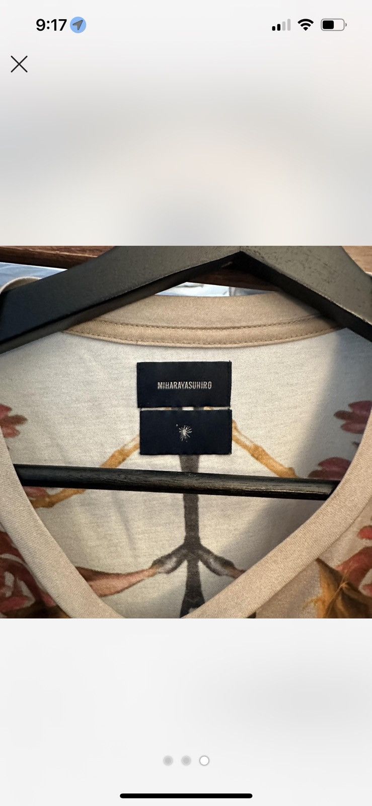 Maison MIHARA YASUHIRO Miharayasuhiro exoskeleton tee Size US M / EU 48-50 / 2 - 3 Thumbnail