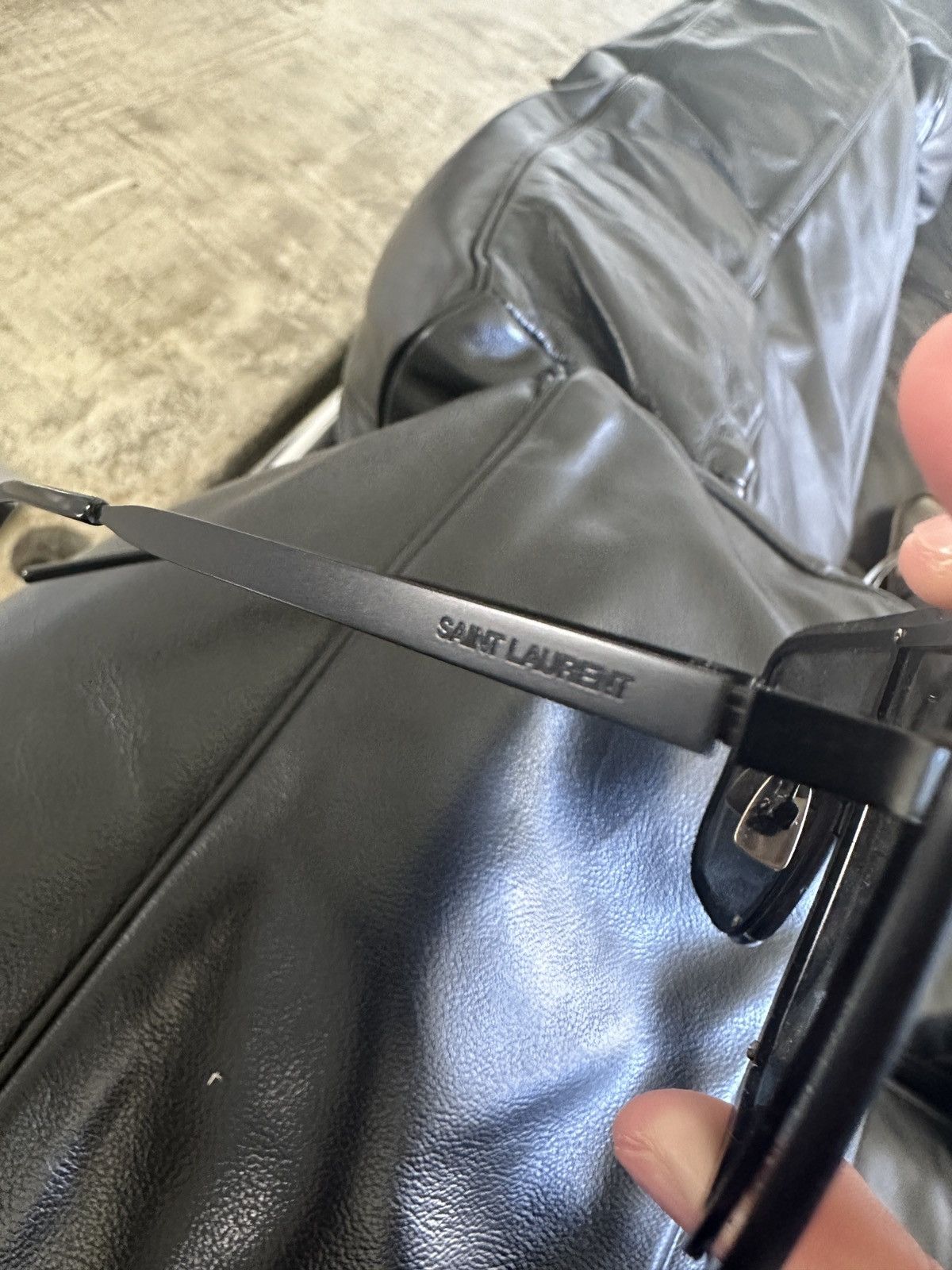 Saint Laurent Paris Saint Laurent metal MASK sunglasses Size ONE SIZE - 7 Thumbnail