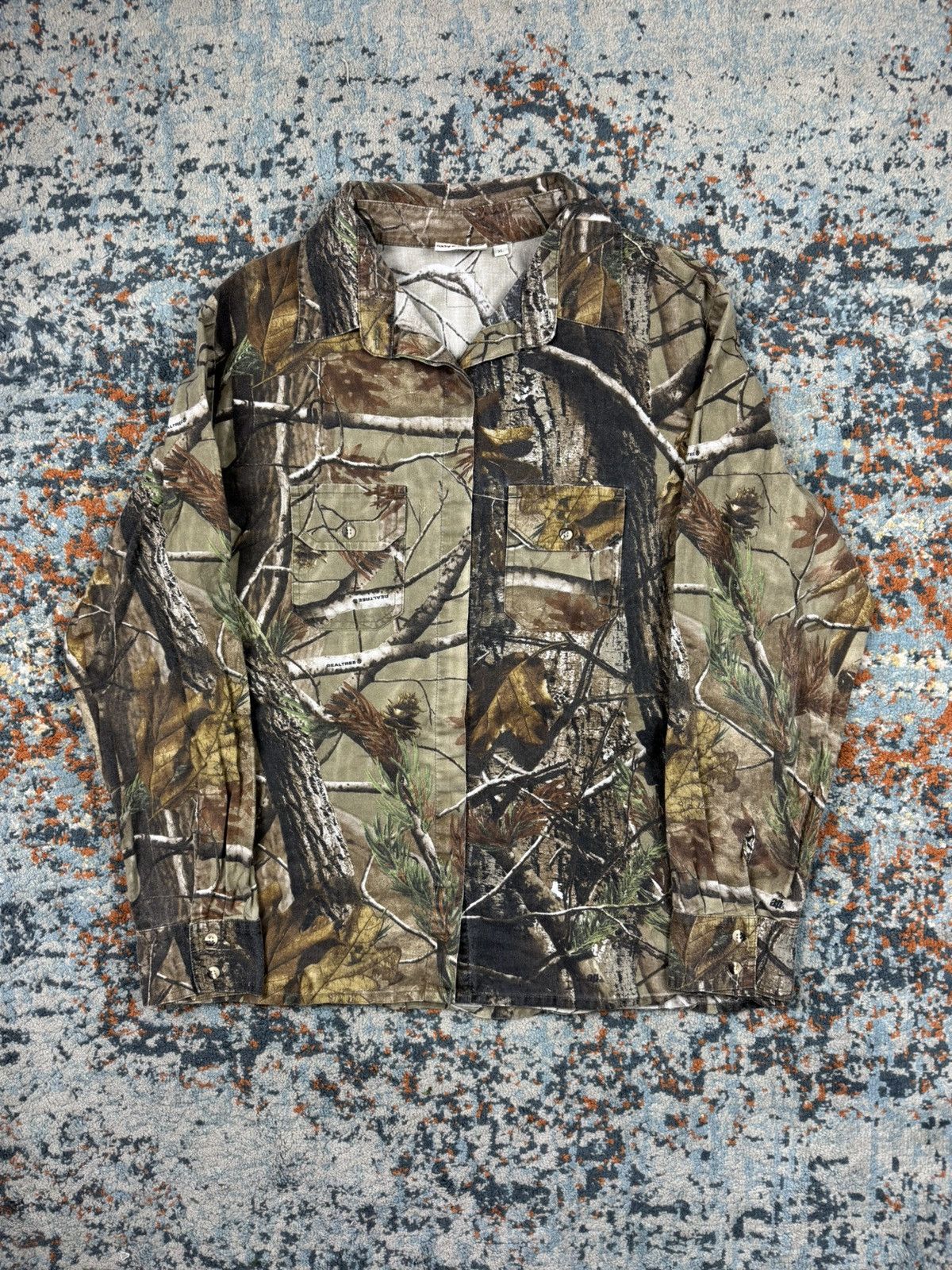 Realtree × Vintage Vintage 90s Realtree camo hunting button up shirt Size L / US 10 / IT 46 - 1 Thumbnail