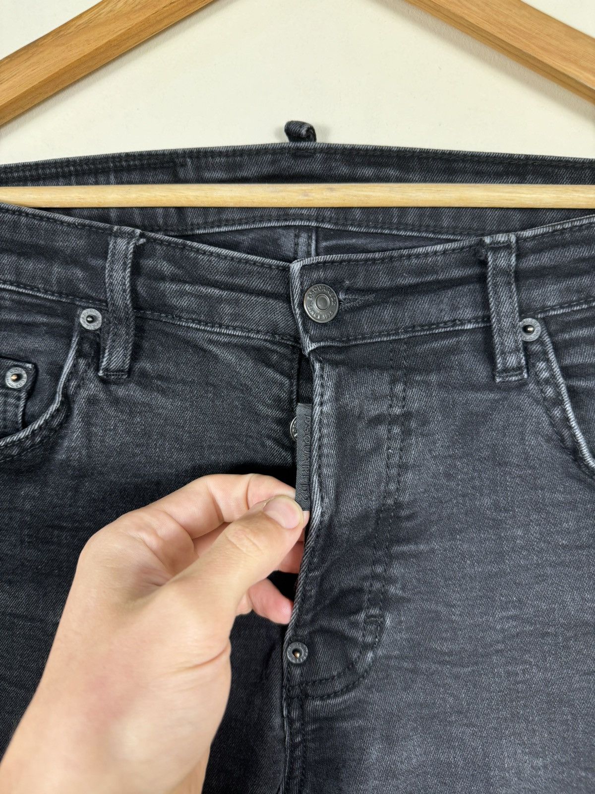 Dsquared2 Dsquared2 Caten Brothers black denim jeans Size US 34 / EU 50 - 6 Thumbnail