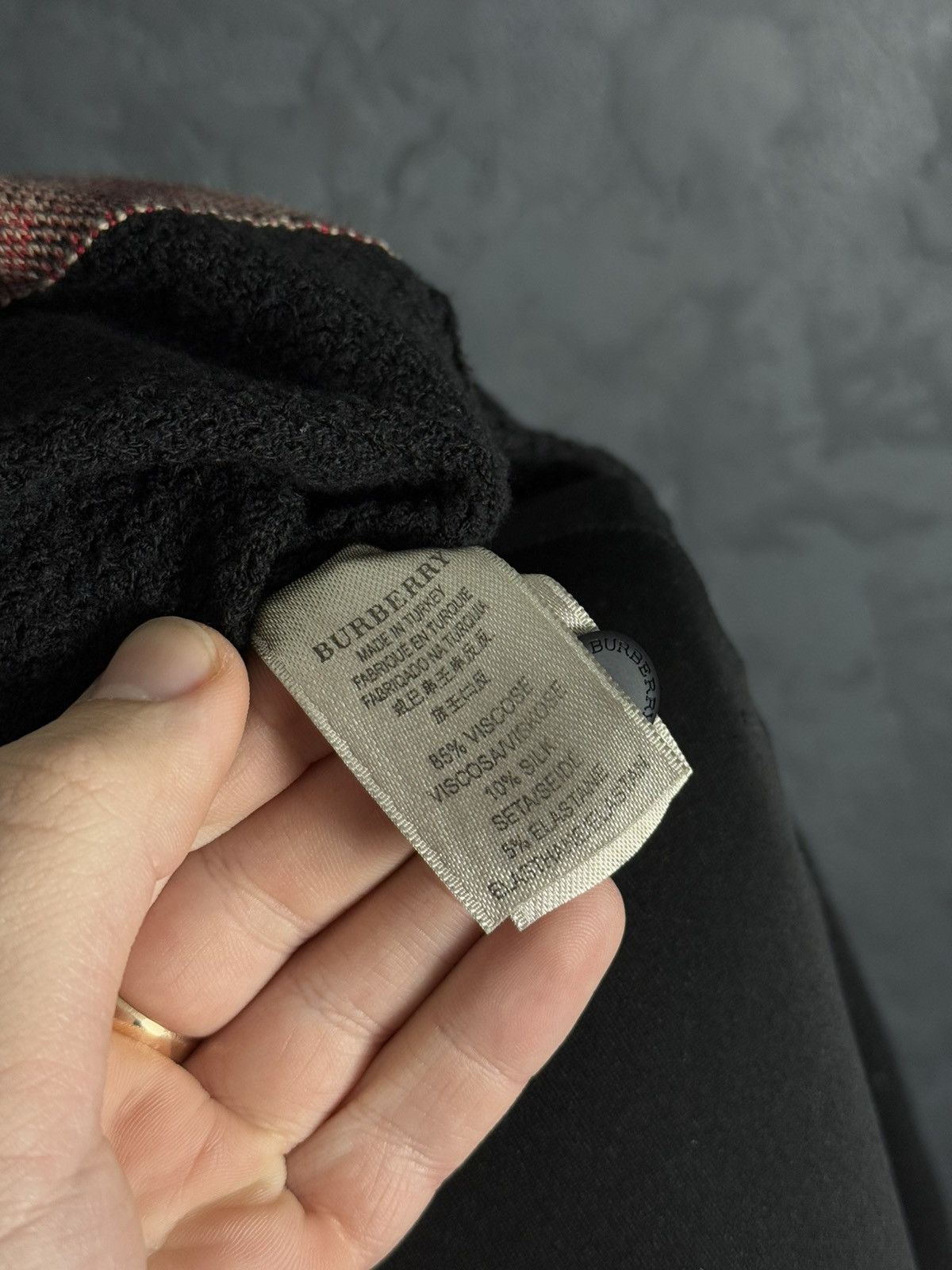 Burberry BURBERRY BRIT Black Viscose Silk Knit Cardigan Sweater SizeM Size M / US 6-8 / IT 42-44 - 12 Thumbnail