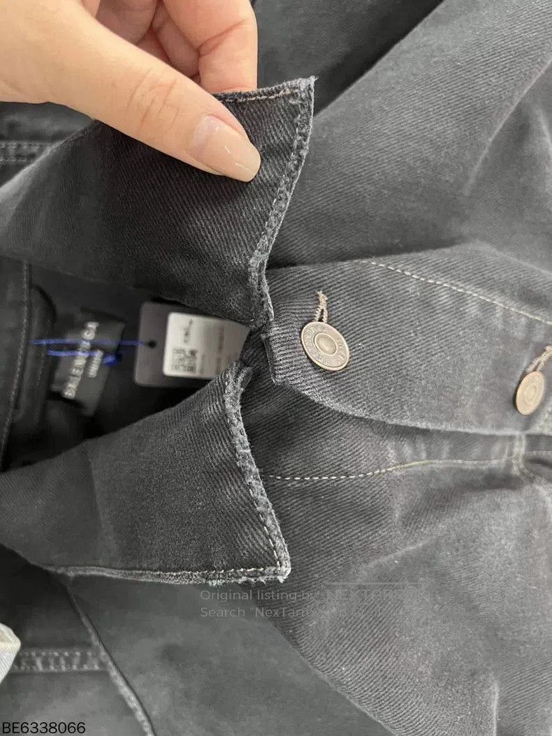 Balenciaga Balenciaga Logo Denim Jacket 3. Size US L / EU 52-54 / 3 - 5 Thumbnail