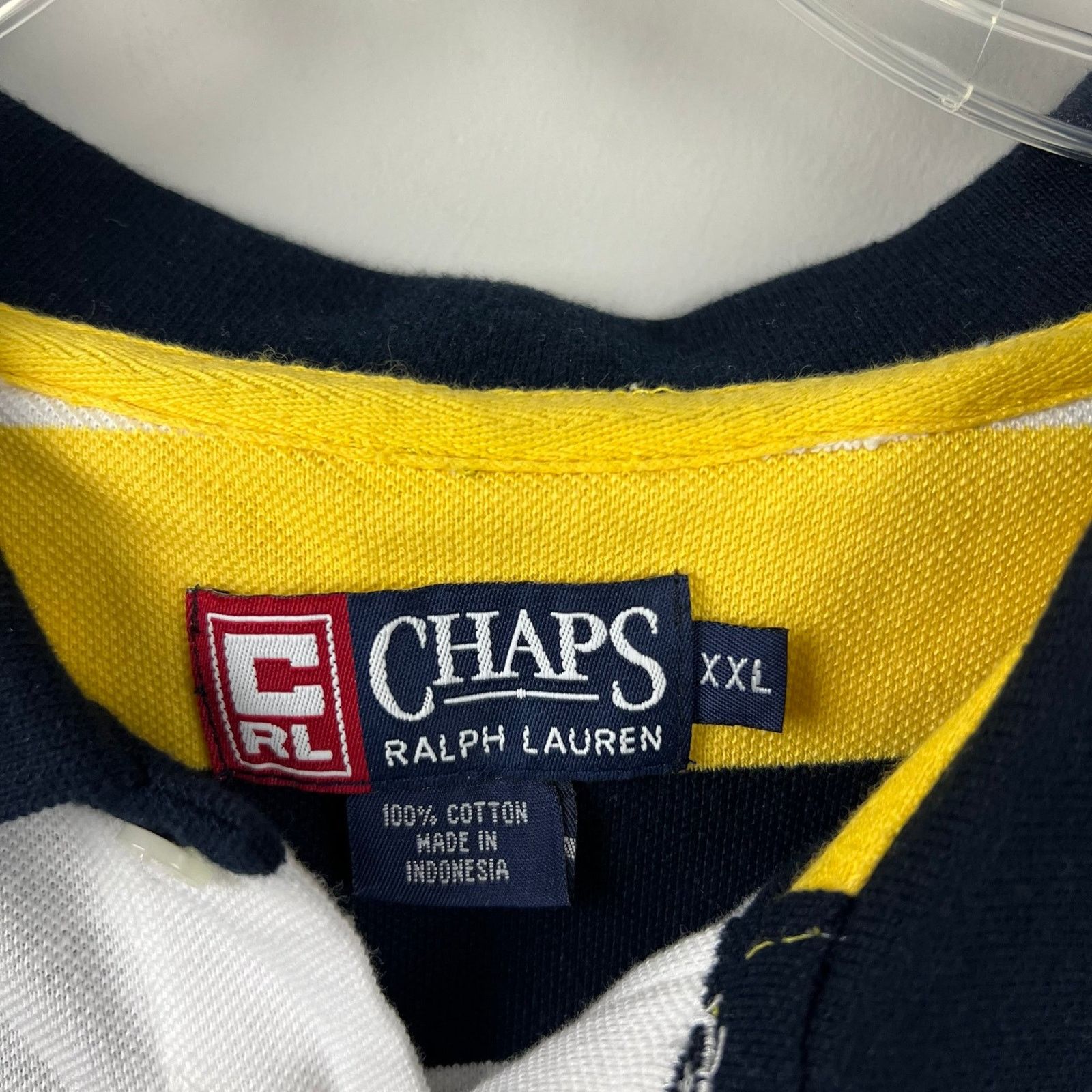 Ralph Lauren Vintage Chaps Ralph Lauren Striped Polo Size XXL Size US XXL / EU 58 / 5 - 3 Thumbnail