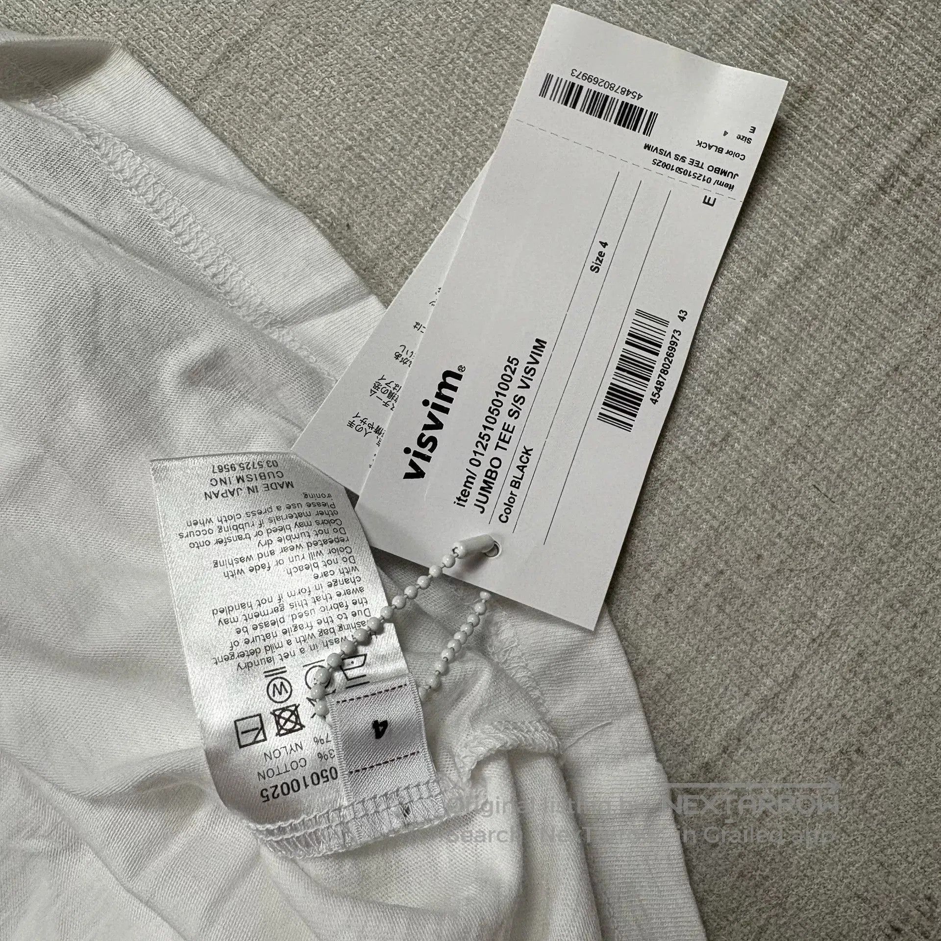Visvim VISVIM JUMBO TEE S/S 25SS. Size US L / EU 52-54 / 3 - 4 Thumbnail
