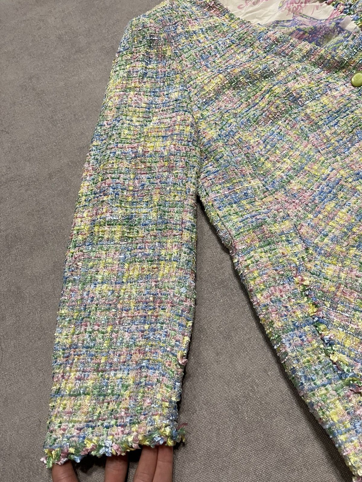 Escada Escada blazer jacket Womens Tweed luxury y2k vintage Coat Size M / US 6-8 / IT 42-44 - 7 Thumbnail