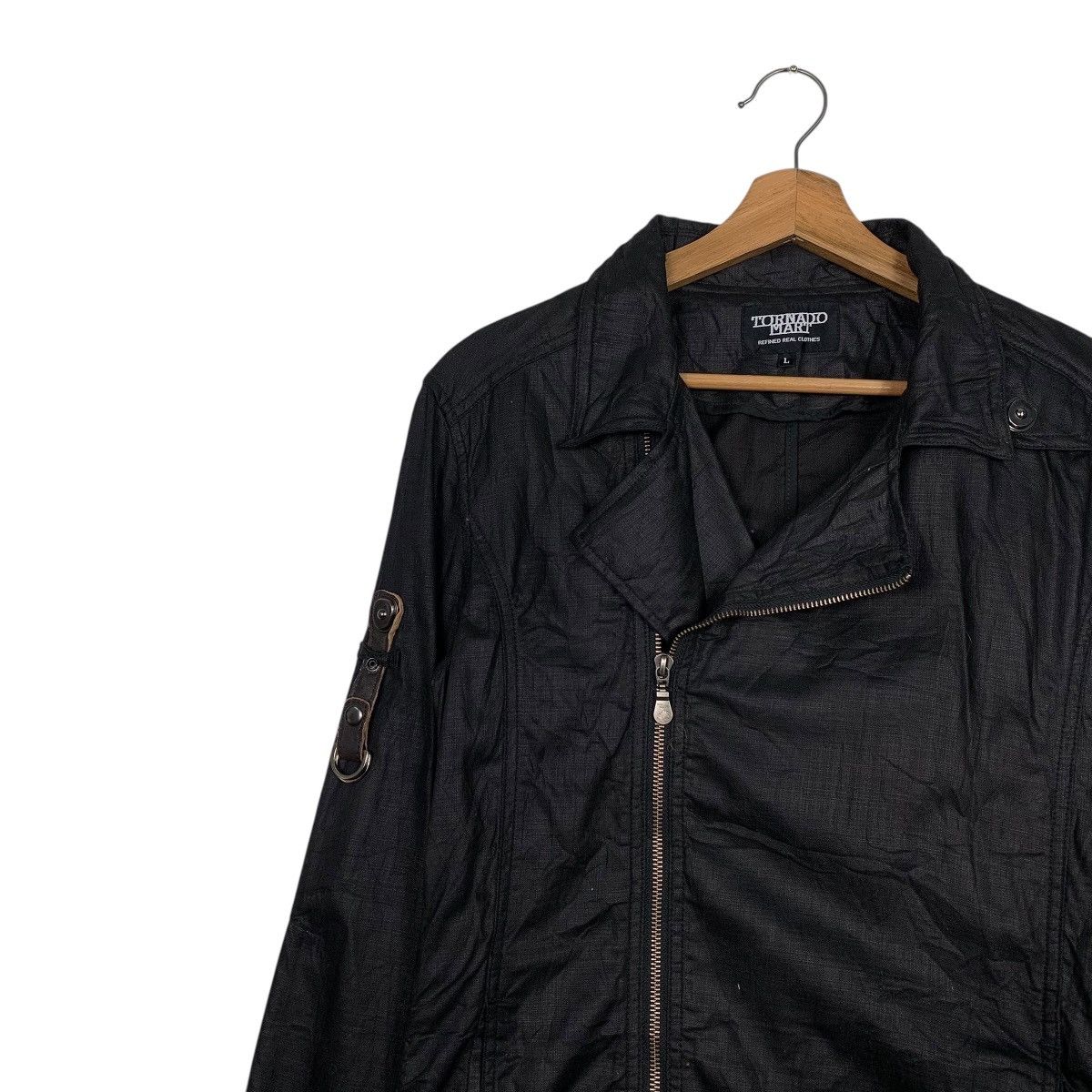Tornado Mart Tornado Mart Double Colar Biker Jacket Size US S / EU 44-46 / 1 - 6 Thumbnail