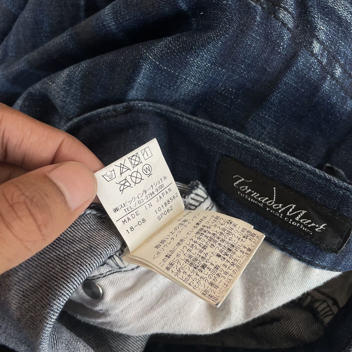 Tornado Mart 🇯🇵 VINTAGE TORNADO MART WASHED FLARE DENIM PANTS Size US 30 / EU 46 - 10 Thumbnail
