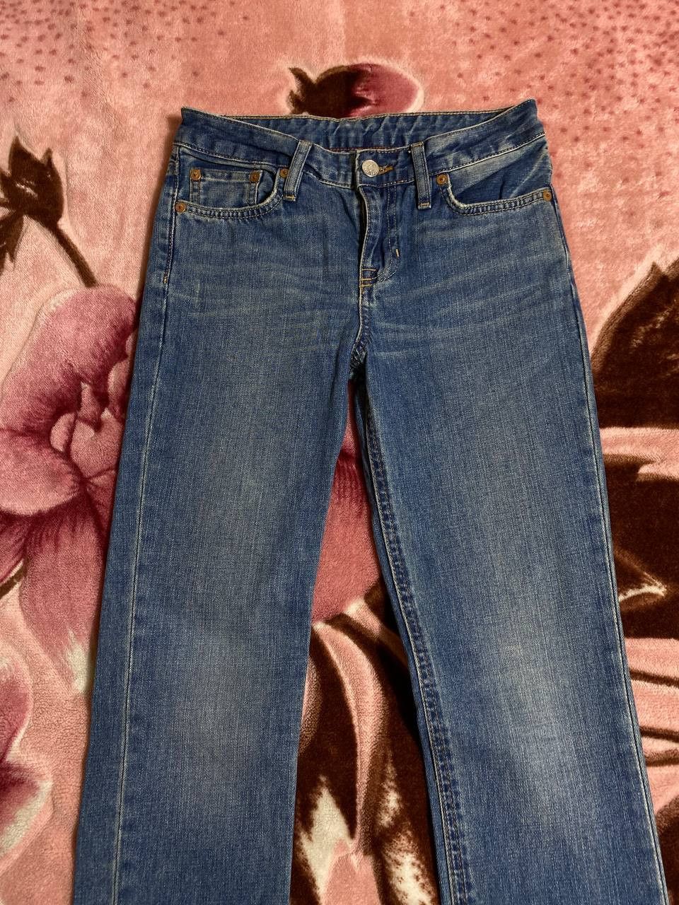 Polo Ralph Lauren × RRL Ralph Lauren × Vintage Crazy Vintage 90s Polo Ralph Lauren Faded Baggy Jeans Size US 27 - 17 Thumbnail