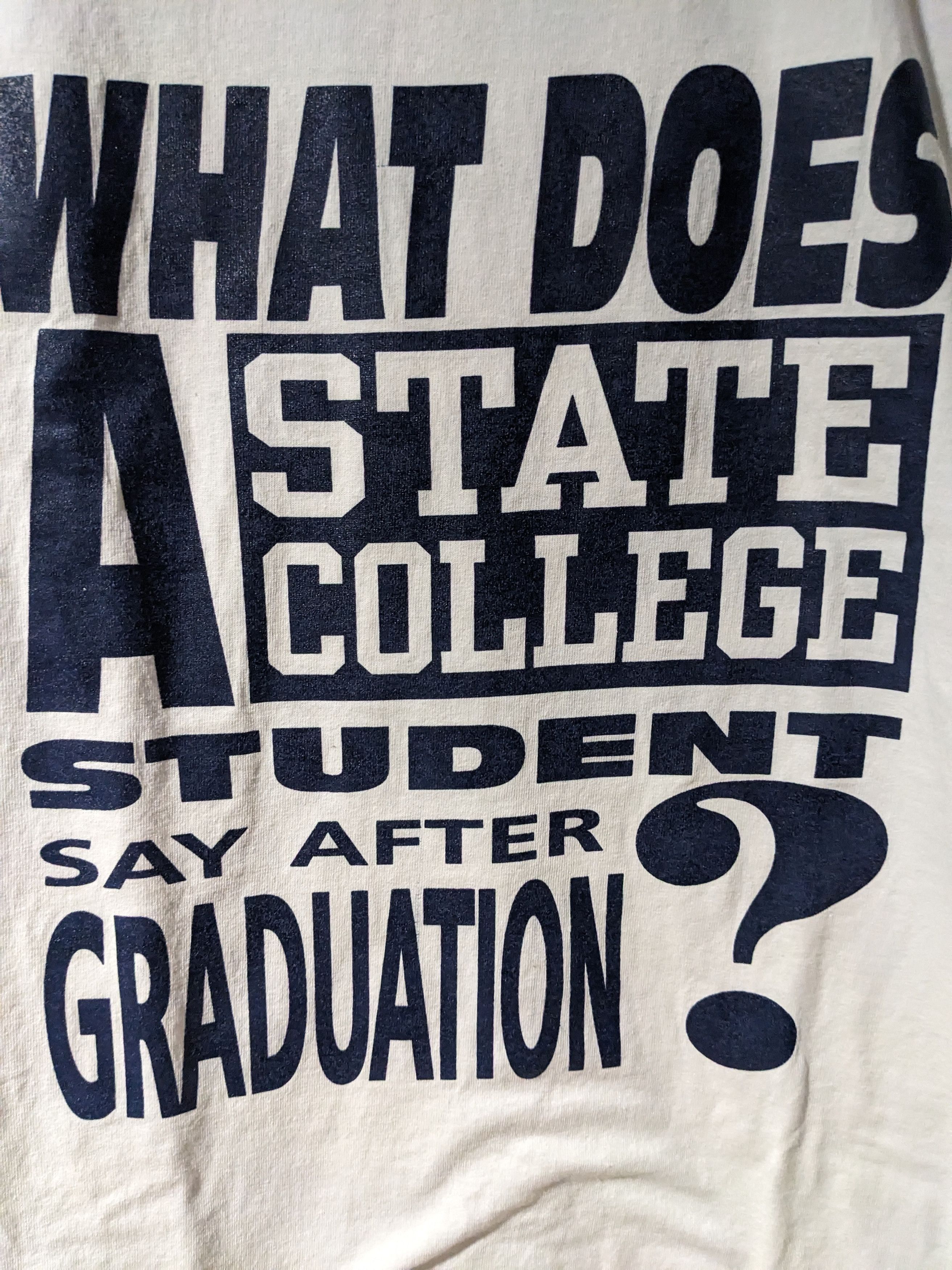 Vintage Vintage Y2K Penn State University College Student T-Shirt Size US XL / EU 56 / 4 - 2 Thumbnail