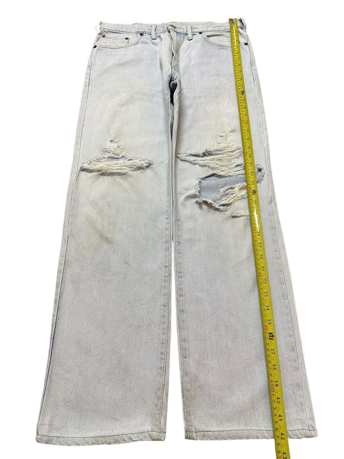 Edwin Vintage Edwin US Classic Faded Distressed Loose Jeans Size US 33 - 12 Thumbnail