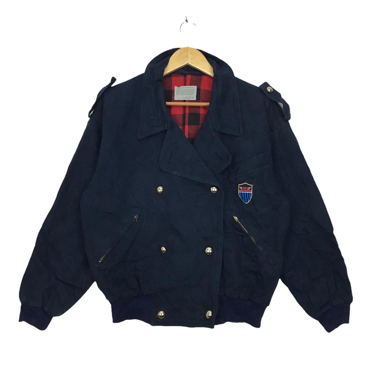 Vintage Vtg Miss ALICE Double Breasted Jacket Streetwear Size M / US 6-8 / IT 42-44 - 1 Thumbnail