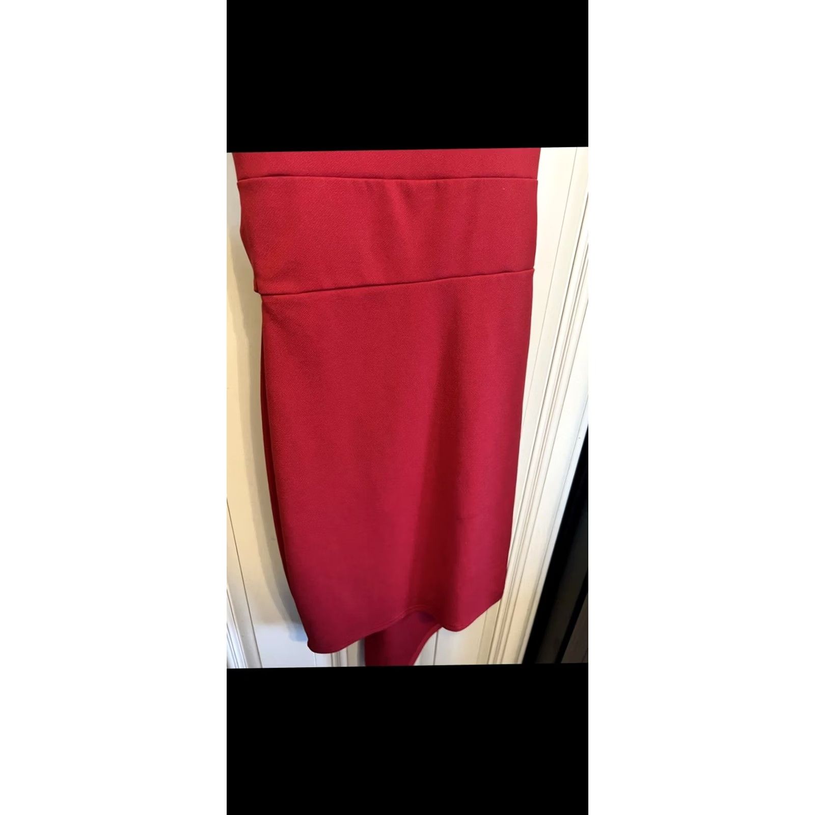 Boohoo BOOHOO BELTED RED MINI DRESS SZ 4 Size S / US 4 / IT 40 - 6 Thumbnail