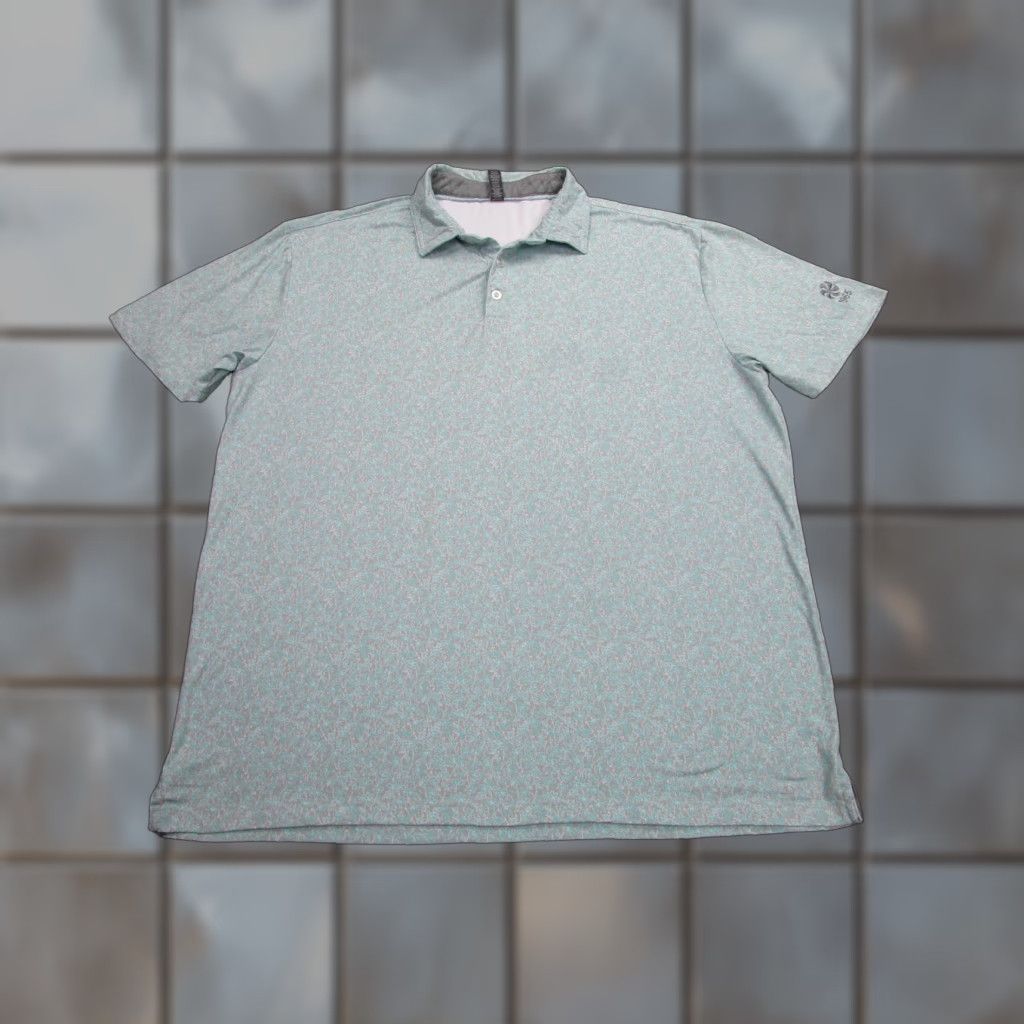 Vintage AndersonOrd Shirt Mens XL Blue Floral Golf Santa Clarita 1965 Valencia Country Club Size US XL / EU 56 / 4 - 1 Thumbnail