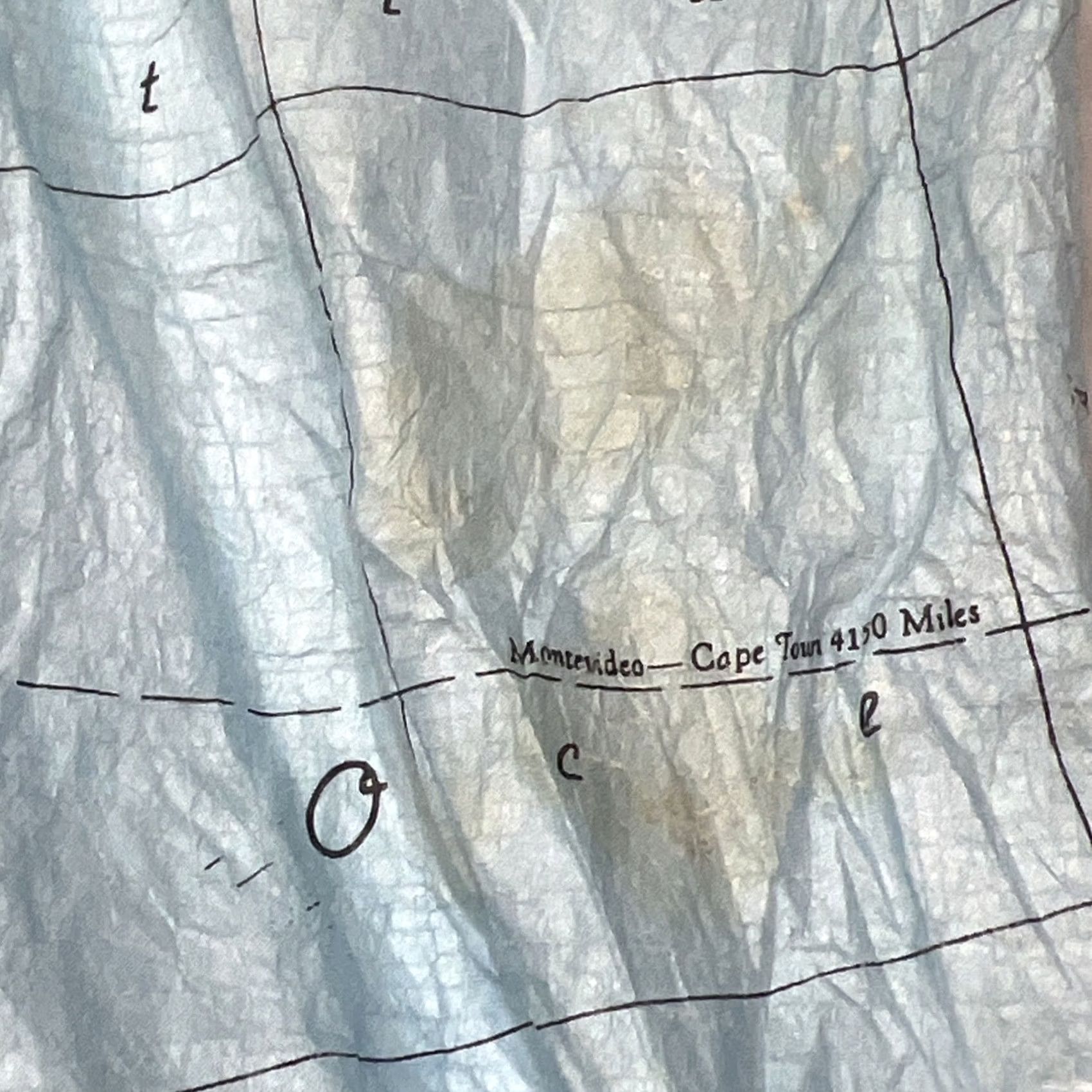 Vintage VTG 80s Ty Breakers Tyvek World Map Windbreaker Medium AllOver Print Kurt Cobain Size US 31 - 7 Thumbnail
