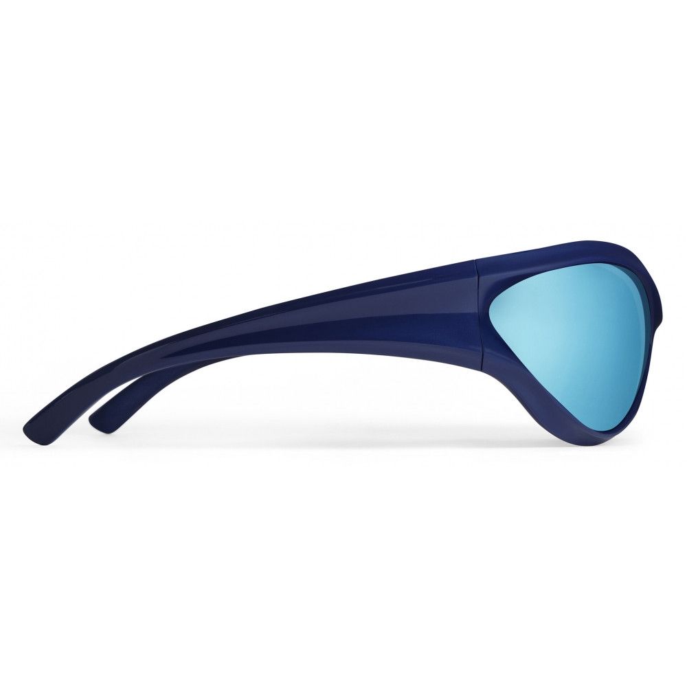 Balenciaga o1srvl11e0225 Size: OS / Dynamo Round Sunglasses in Blue Size ONE SIZE - 2 Thumbnail