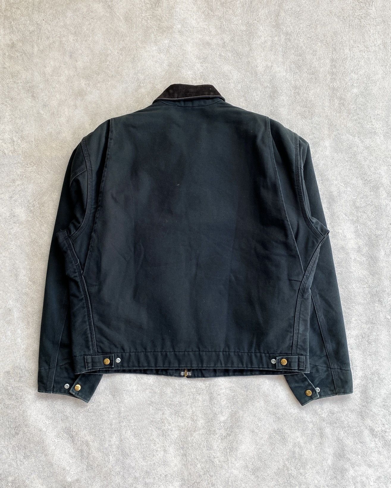 Carhartt Vintage Carhartt Detroit Blanked Lined Jacket - J01 BLK Size US L / EU 52-54 / 3 - 6 Thumbnail