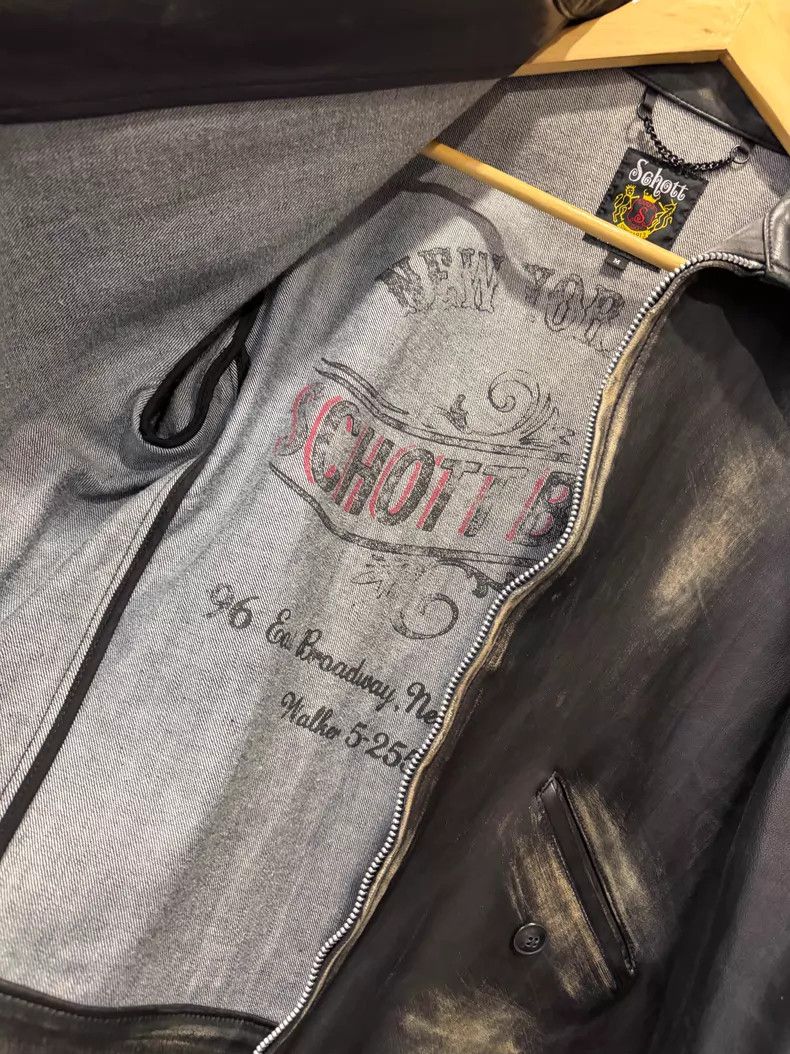 Schott Schott New York classic leather jacket Size US M / EU 48-50 / 2 - 3 Thumbnail
