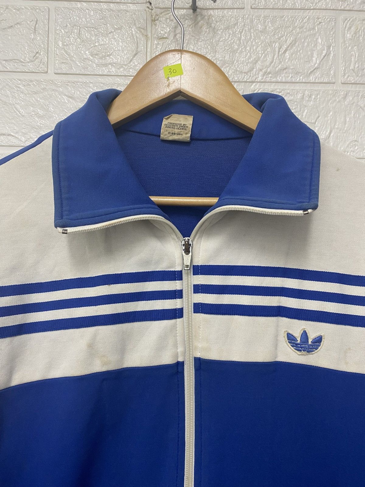 Vintage Vintage 70s Navy Adidas Descente jacket Size US M / EU 48-50 / 2 - 3 Thumbnail