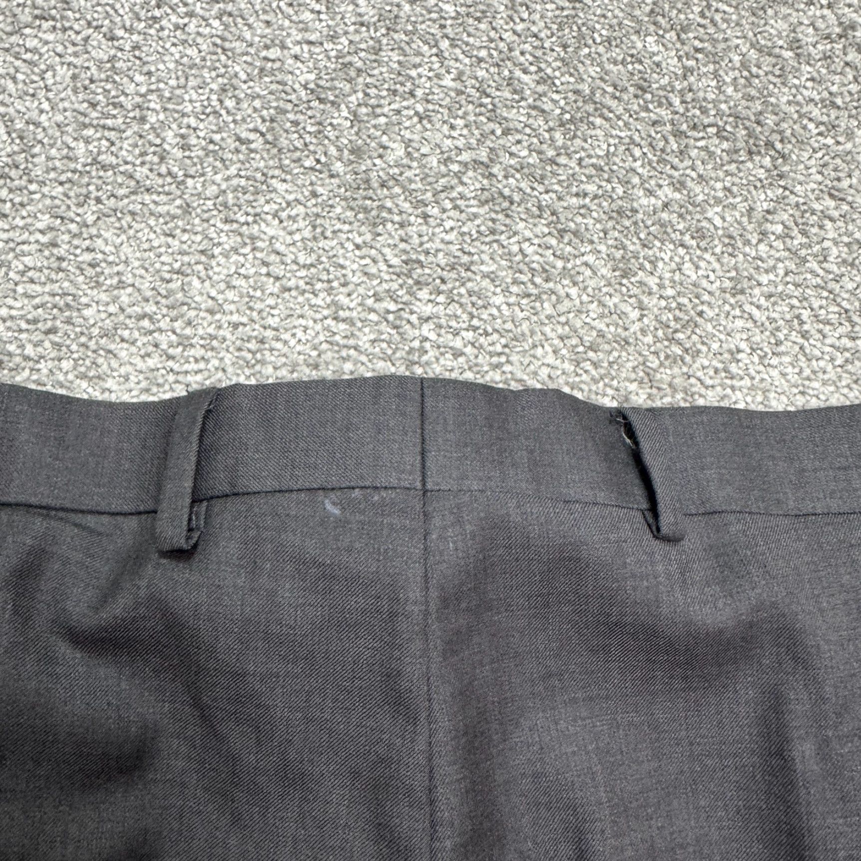 Vintage Giorgio Cosani Wool Cashmere Dress Pants Mens 48x35 Charcoal Straight Pleated Dress Pants Mens 48 Big & Tall Slim Size US 32 / EU 48 - 4 Thumbnail