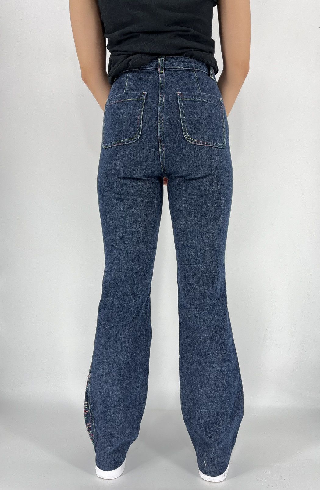 Other Vintage Cappopera 90s Designer Denim Pants All Over Prints Size 27" / US 4 / IT 40 - 7 Thumbnail