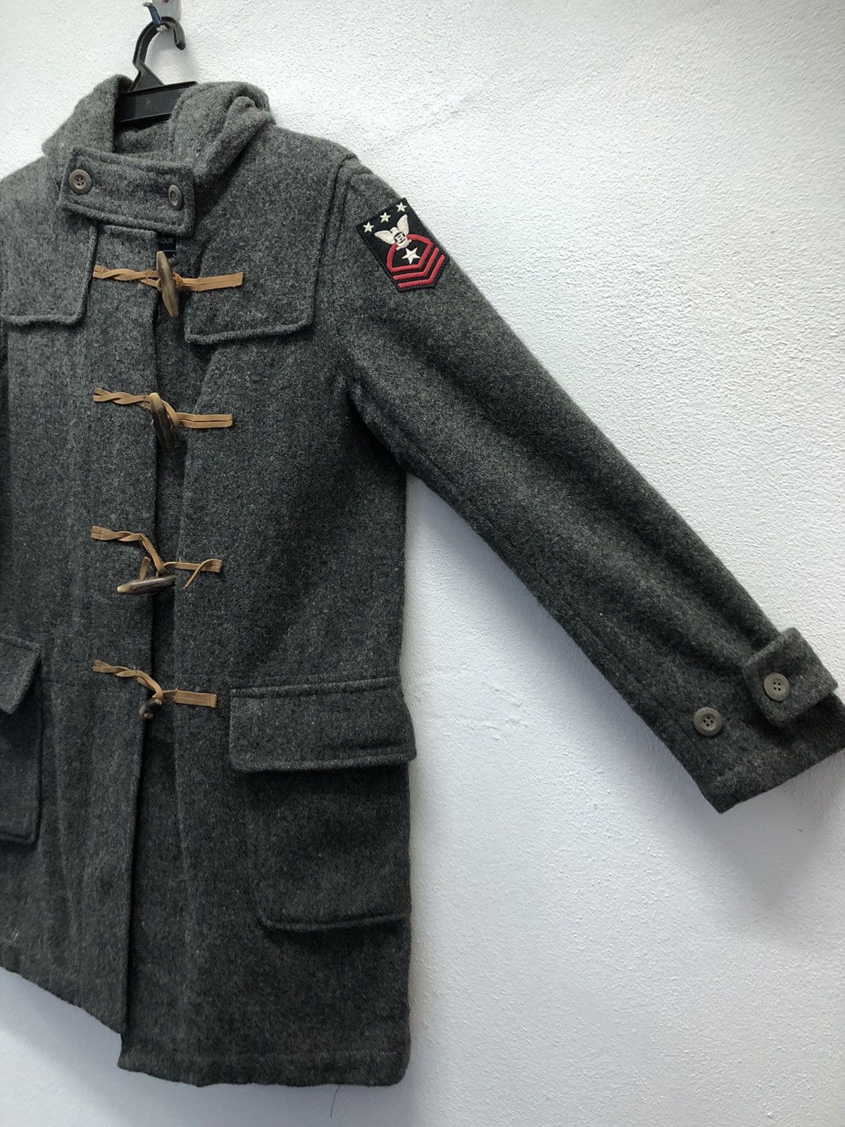 Hysteric Glamour × Vintage HYSTERIC GLAMOUR Duffle Coat Military Style Wool Jacket Size US M / EU 48-50 / 2 - 5 Thumbnail
