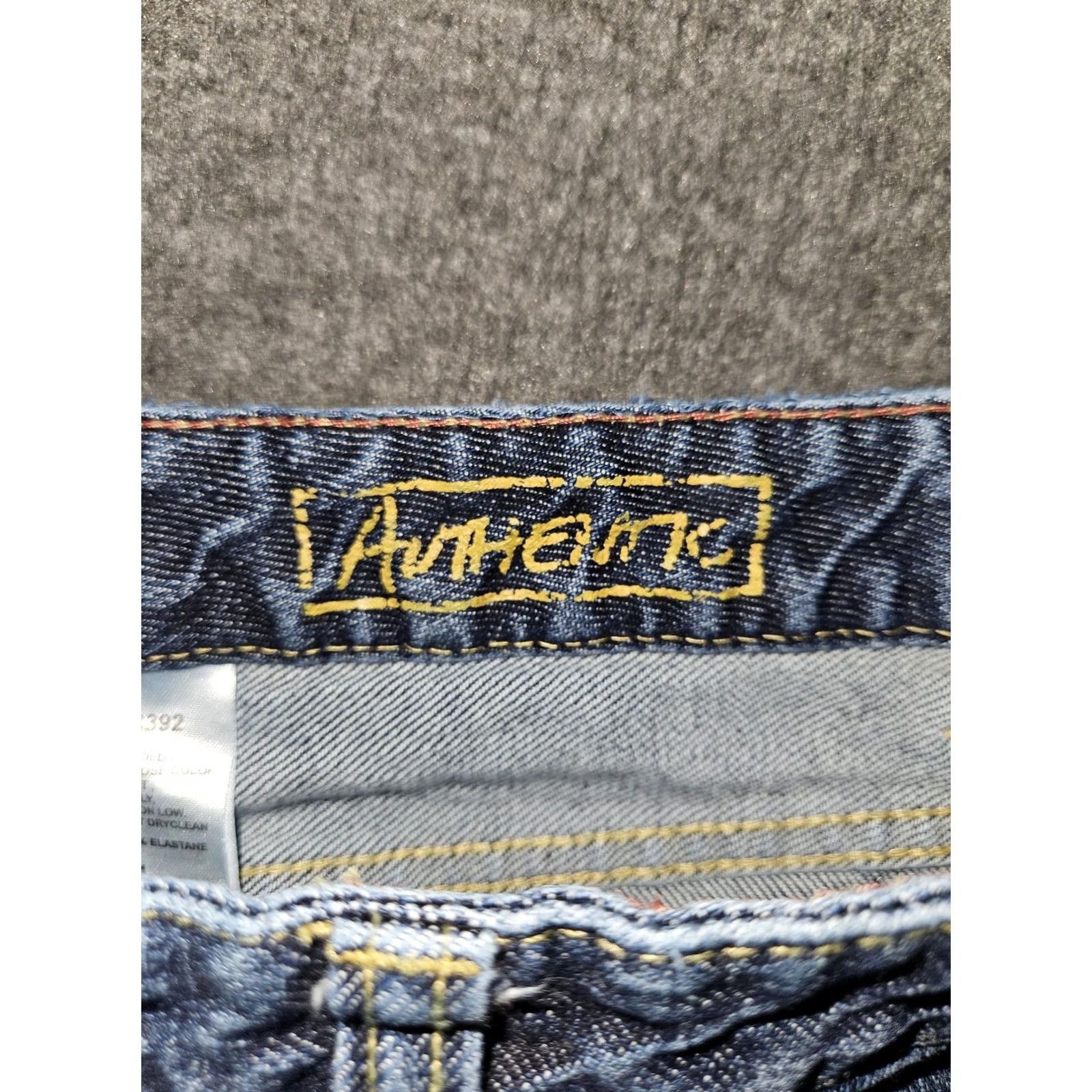 Denime Columbia Jeans Womens 18 Blue Denim Authentic Straight Leg Stretch 5-Pocket Size 38" / US 16 / IT 52 - 4 Thumbnail