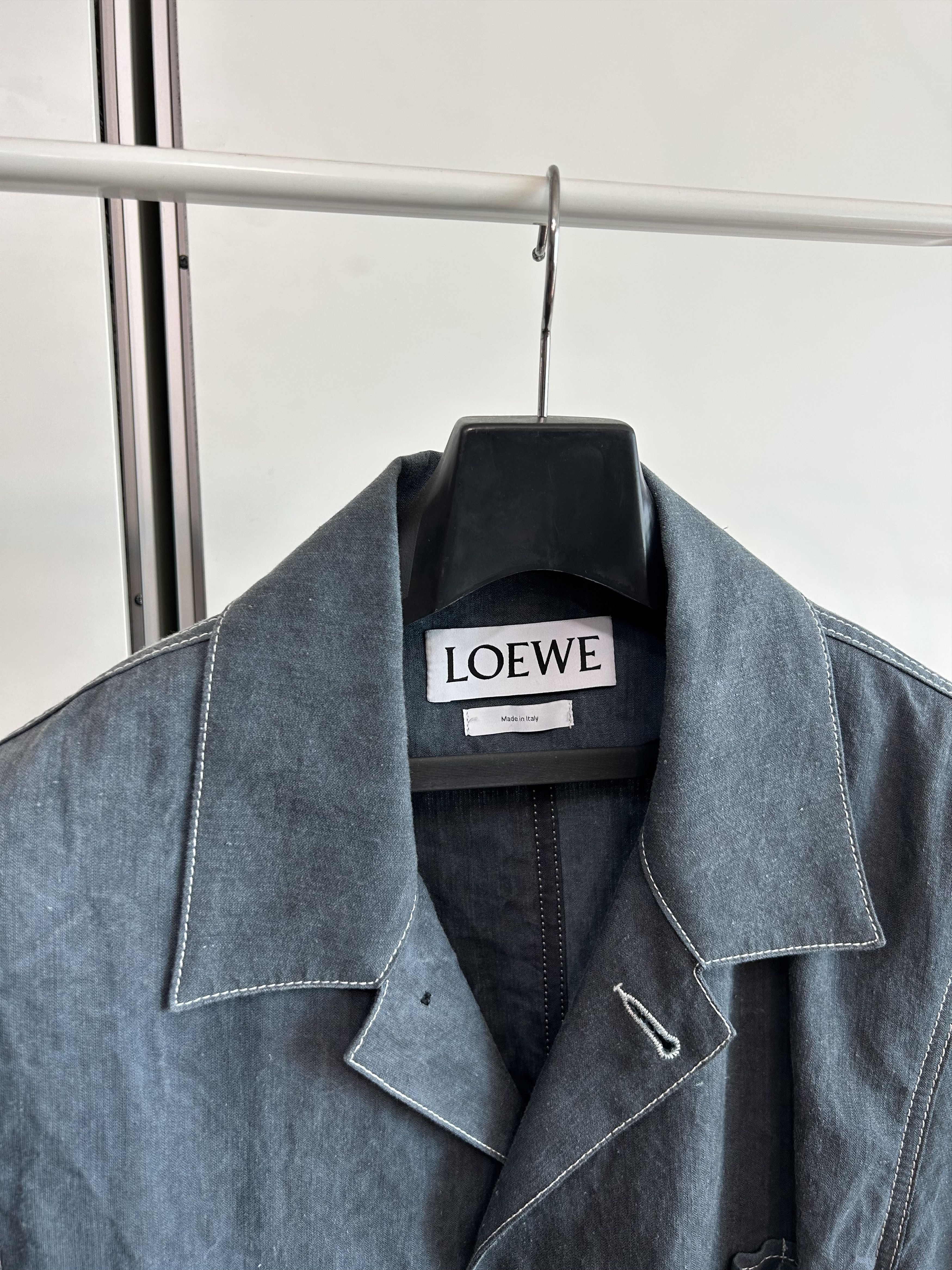 Loewe LOEWE Garment-Dyed Multi-Pocket Jacket Size US M / EU 48-50 / 2 - 3 Thumbnail