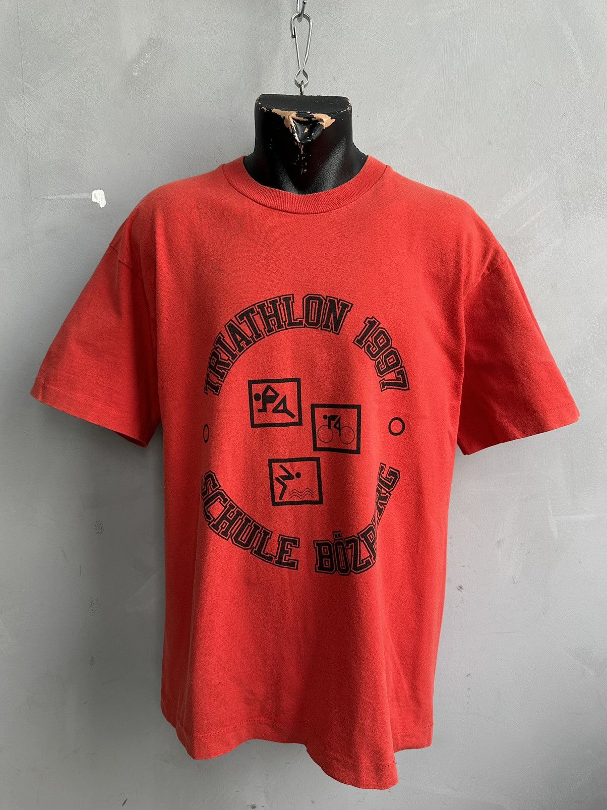Other Vintage Triathlon 1997 T-shirt 90s Rare Jersey Germany Size US L / EU 52-54 / 3 - 1 Thumbnail