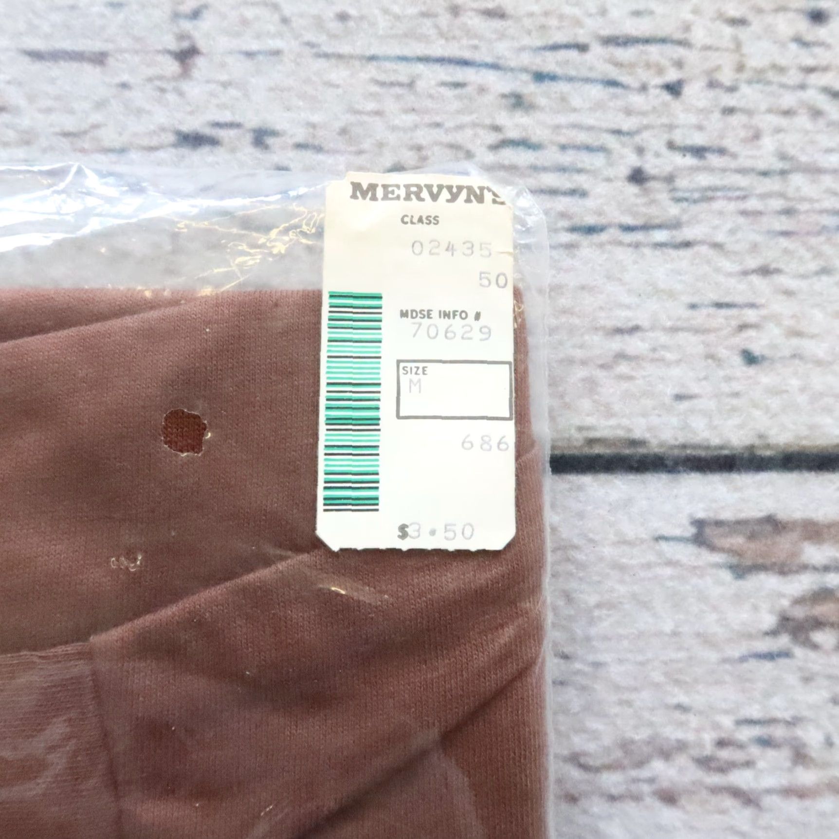 Vintage Vintage Mervyn's Mark V Men's Pocket T Shirt - Brown 100% Cotton Deadstock USA, M, Regular, Size M, Men, T-Shirt Size US M / EU 48-50 / 2 - 5 Thumbnail