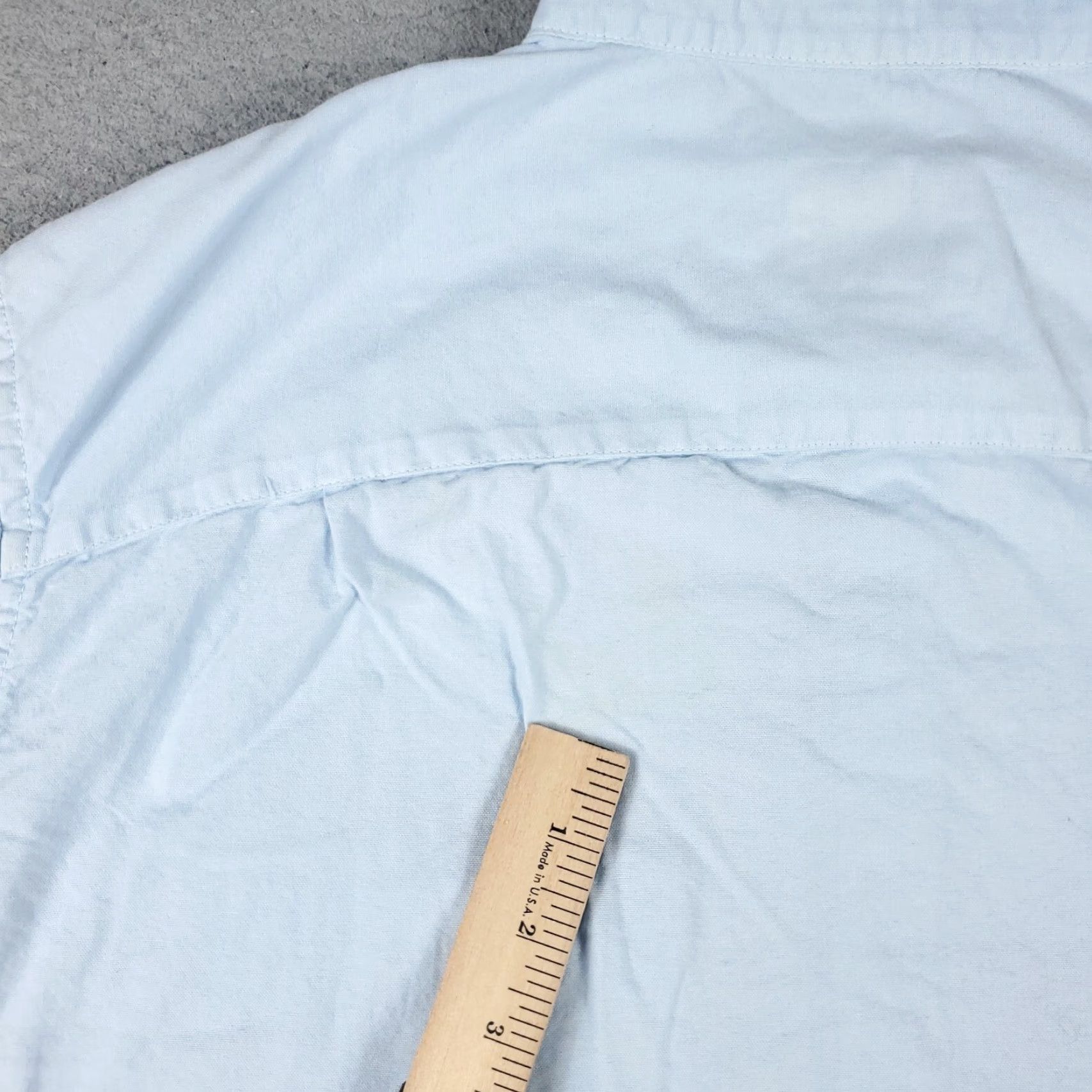 American Eagle Outfitters American Eagle Outfitters Shirt Men’s Large Blue Button-Up Short Sleeve Cotton Casual Size US L / EU 52-54 / 3 - 6 Thumbnail