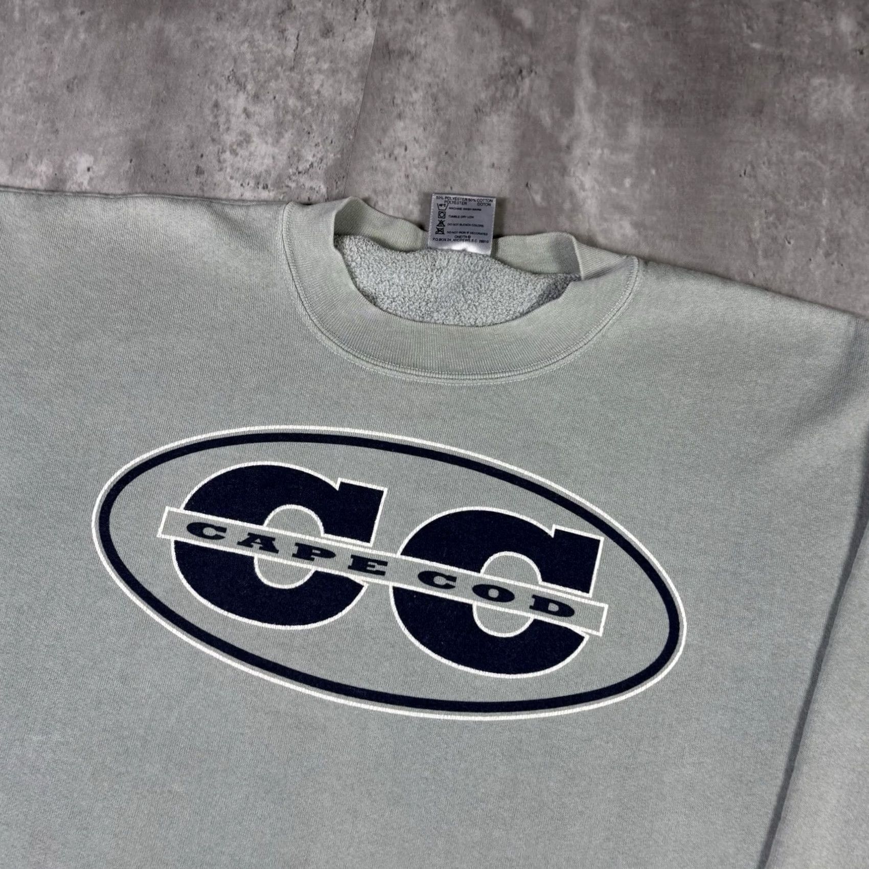 Vintage VINTAGE Cape Cod Sweatshirt Green Faded Crewneck Mens 2XL USA 90s 80s Oneita Cotton Fleece Pullover Logo Distressed 90s Mens ฝ Size US XXL / EU 58 / 5 - 3 Thumbnail