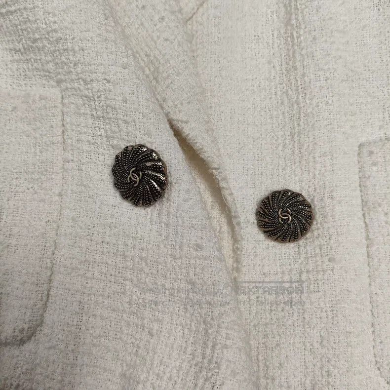 Chanel Chanel White cashmere coat Size XS / US 0-2 / IT 36-38 - 5 Thumbnail