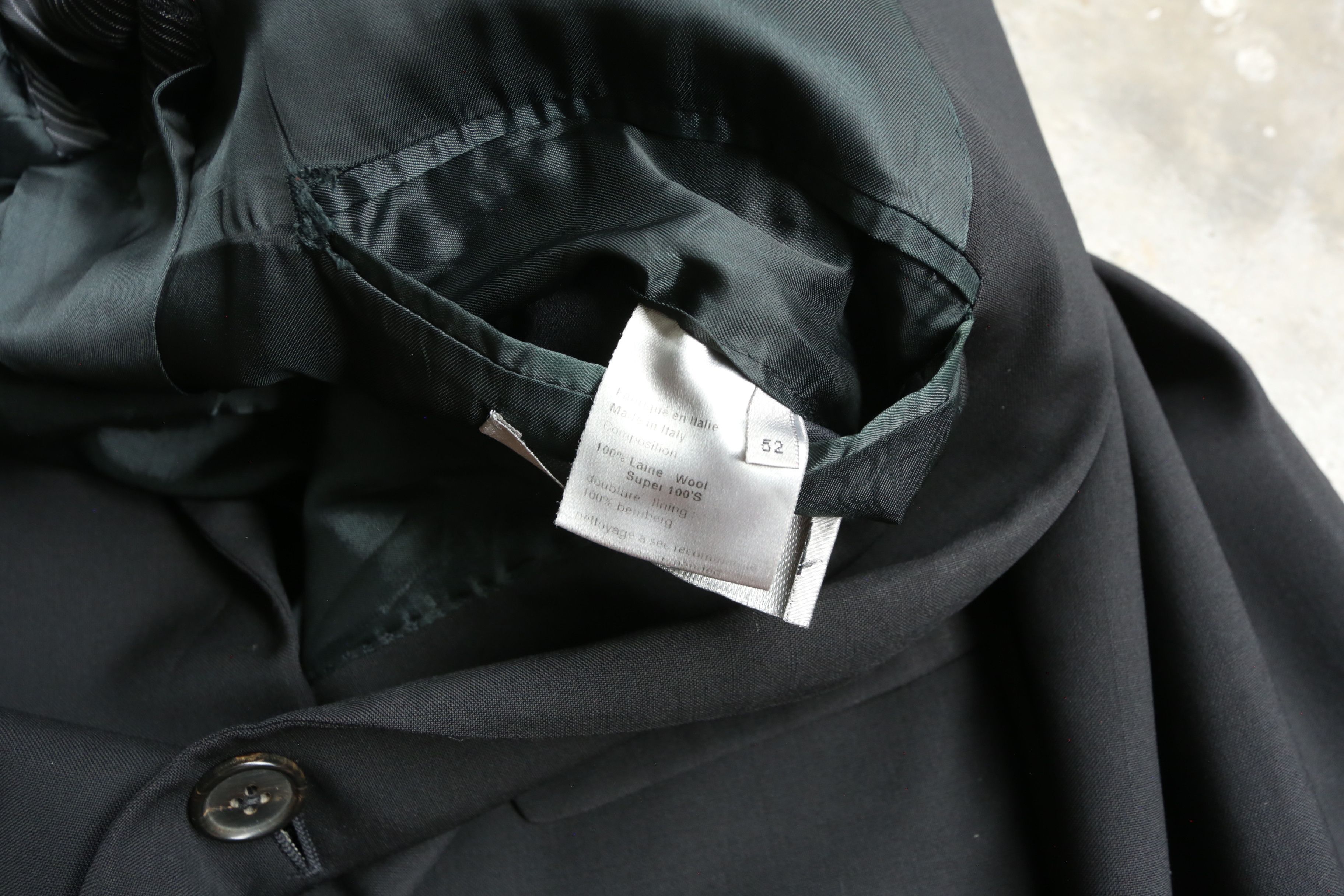 Dior Dior - Hedi Slimane - S/S 05 - Peak-Lapel 2B Blazer Size 52S - 7 Thumbnail