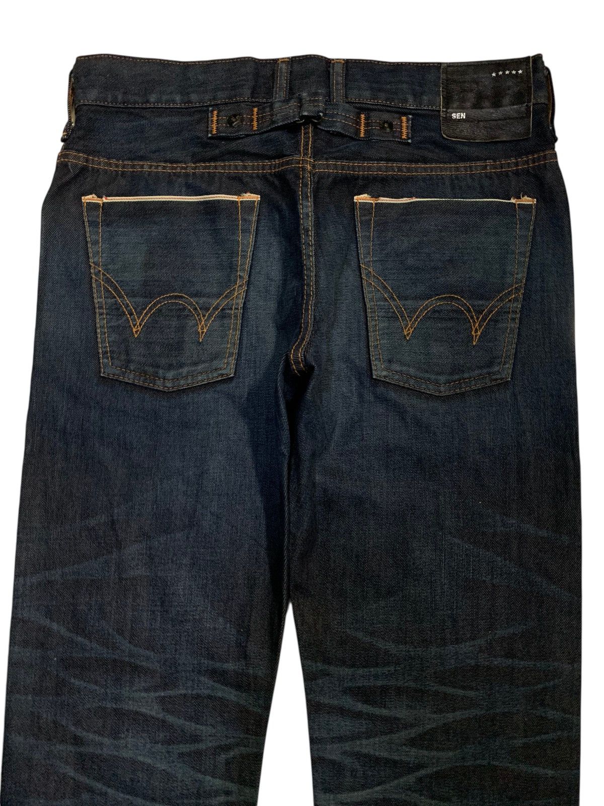 Edwin × If Six Was Nine × Kapital EDWIN SEN SELVEDGE BUCKLE BACK JAPANESE DISTRESSED DENIM Size US 31 - 4 Thumbnail