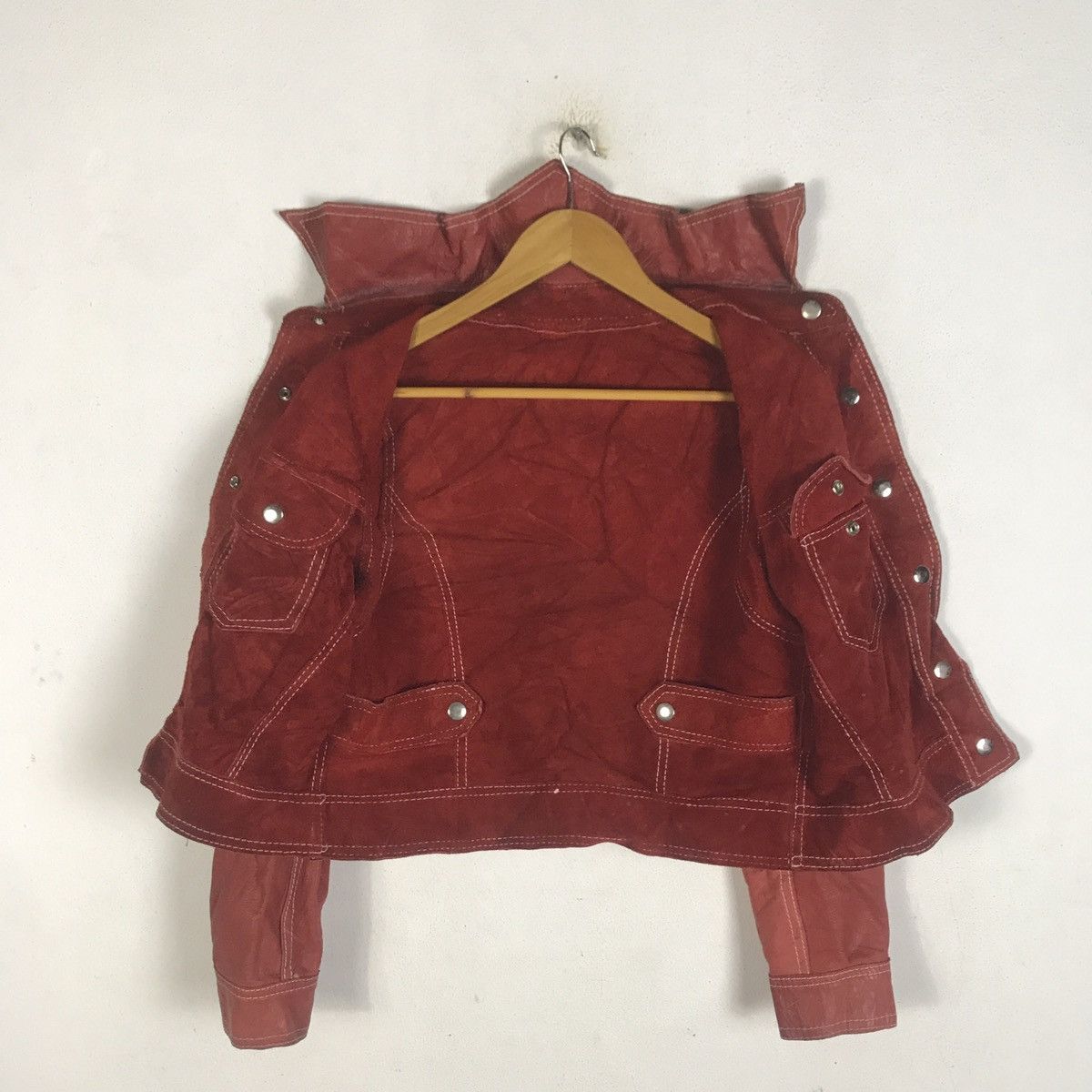 🔥Rare🔥Vintage Japanese Brand Reversible Leather Jacket