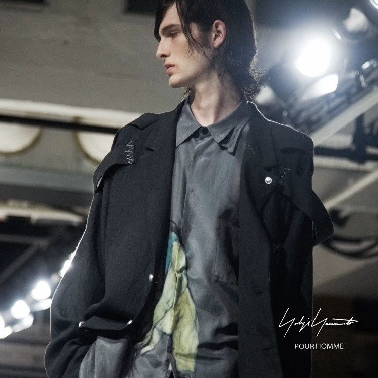 Yohji Yamamoto Yohji Yamamoto 24SS in Stockings Printed Shirt Size US M / EU 48-50 / 2 - 2 Thumbnail