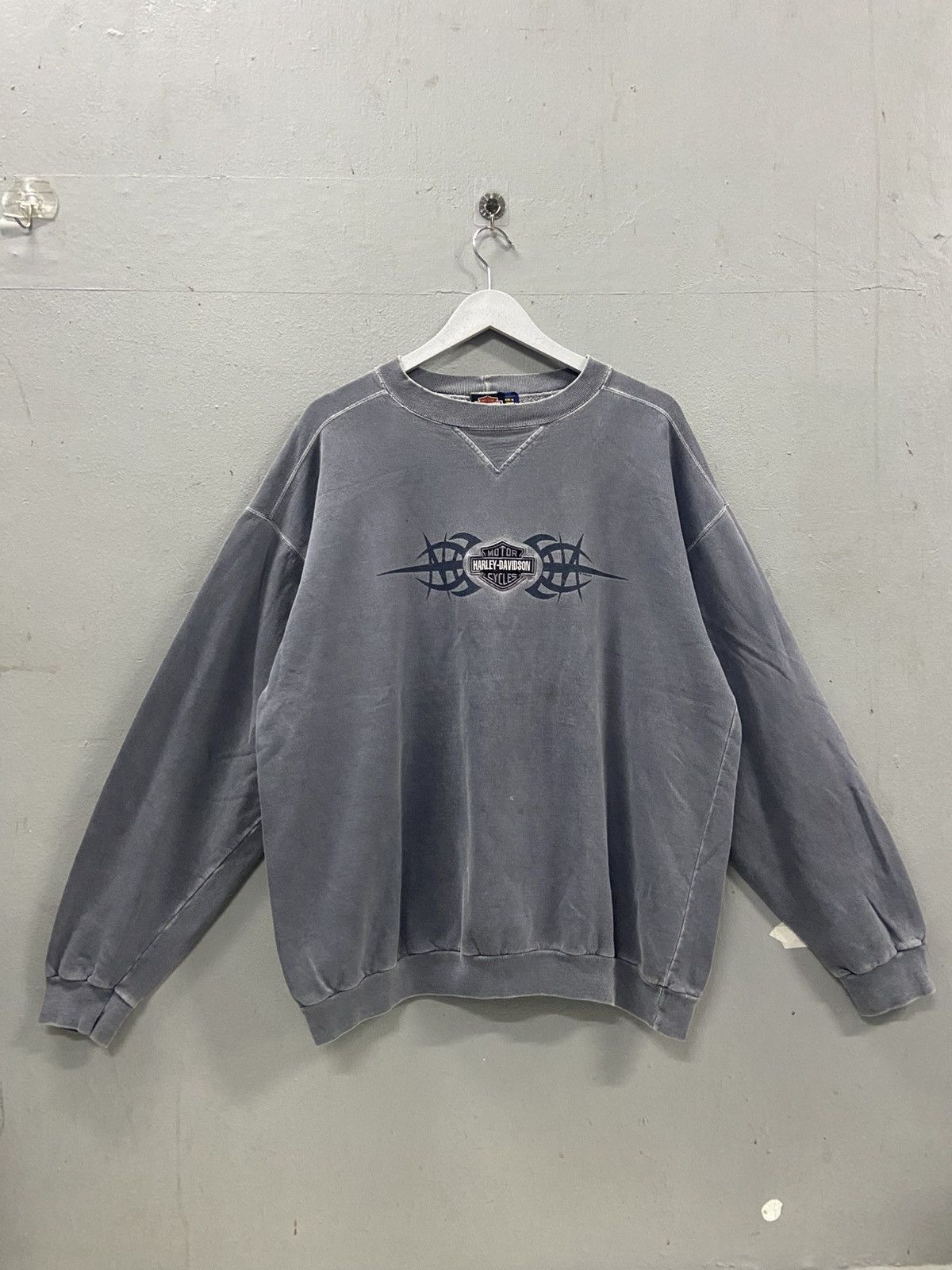 Harley Davidson VINTAGE HARLEY DAVIDSON DISTRESSED CREWNECK Size US L / EU 52-54 / 3 - 2 Thumbnail