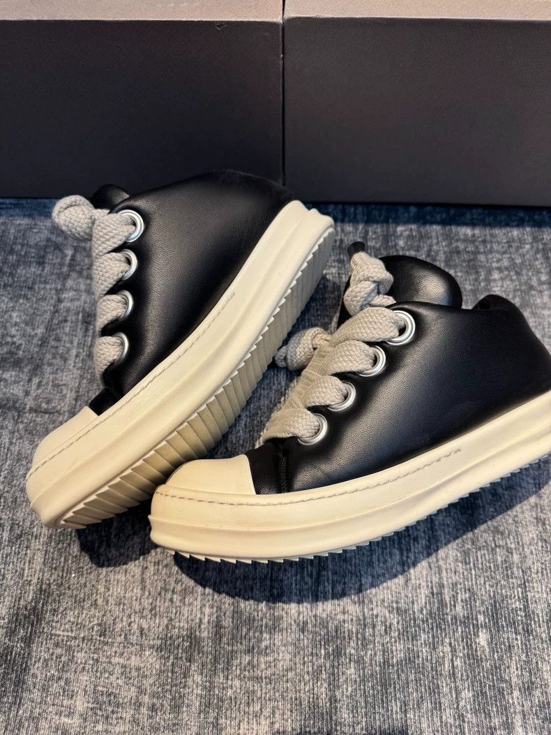 Rick Owens Rick Owens Black chunky lace-ups with large, low-cut conve Size US 5 / EU 37 - 5 Thumbnail